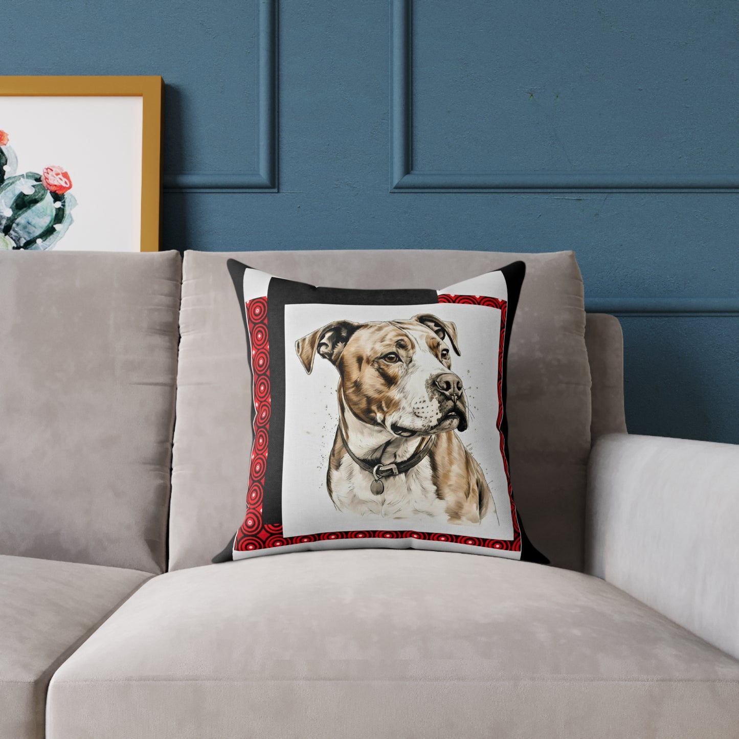 Square Poly Canvas Pillow