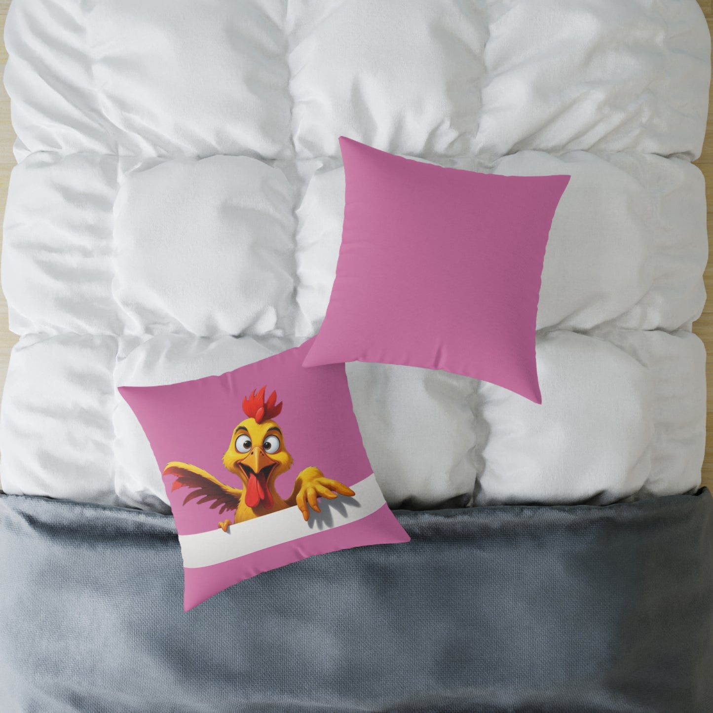 Squark Square Poly Canvas Pillow