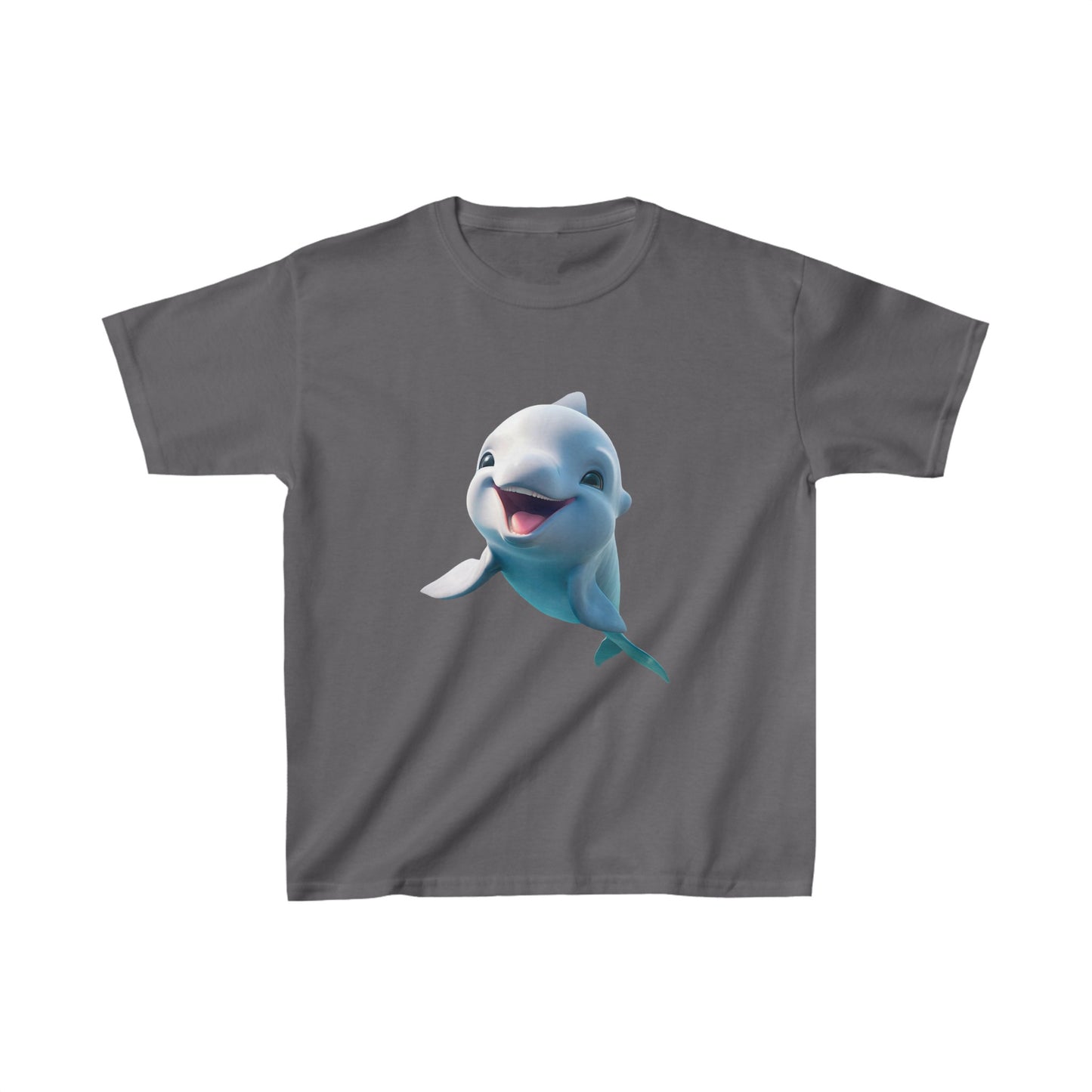 Dolphin Kids Tee boys top kids unisex top half player summer unisex clothing team spirit