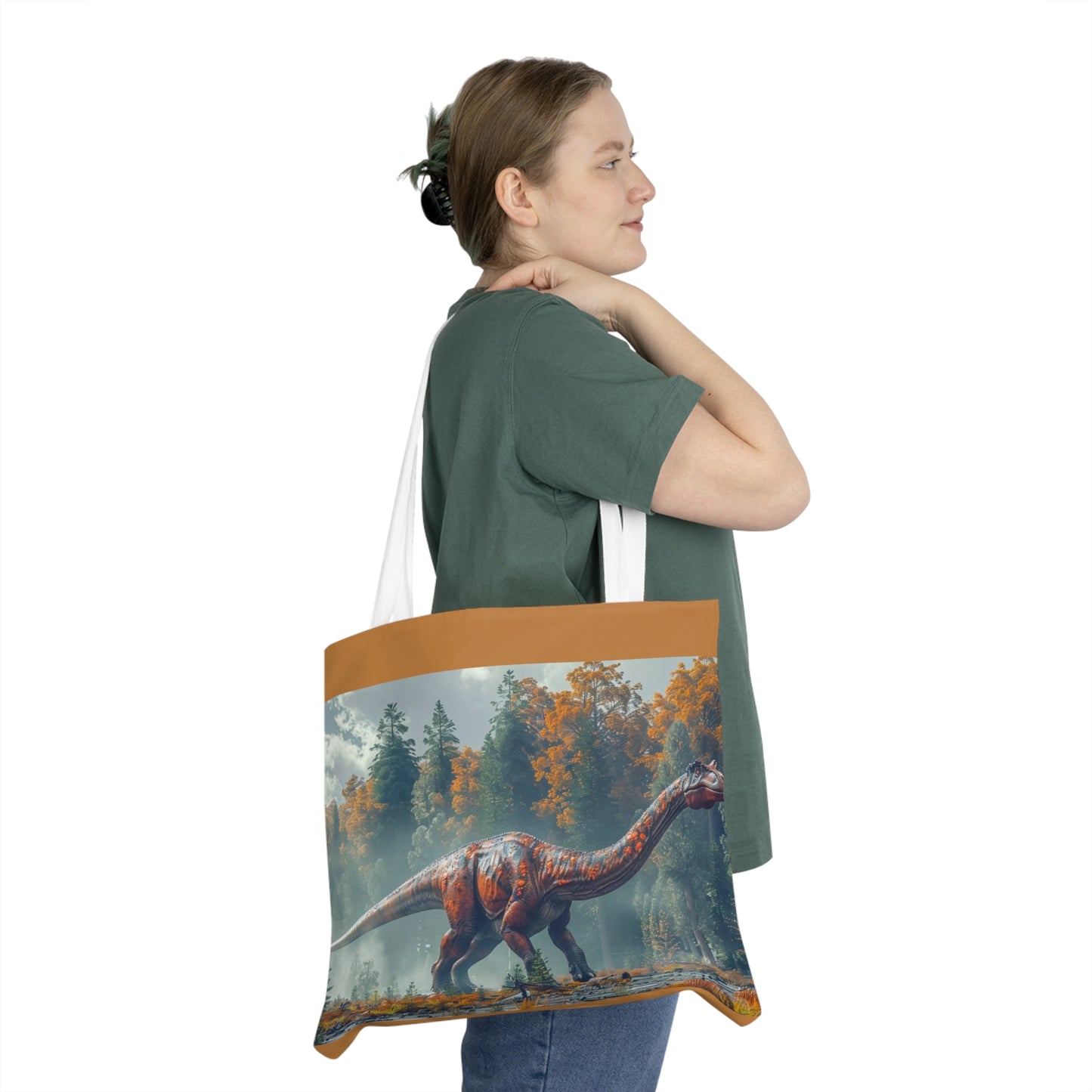 Dinassaur Shoulder Tote Bag (AOP)