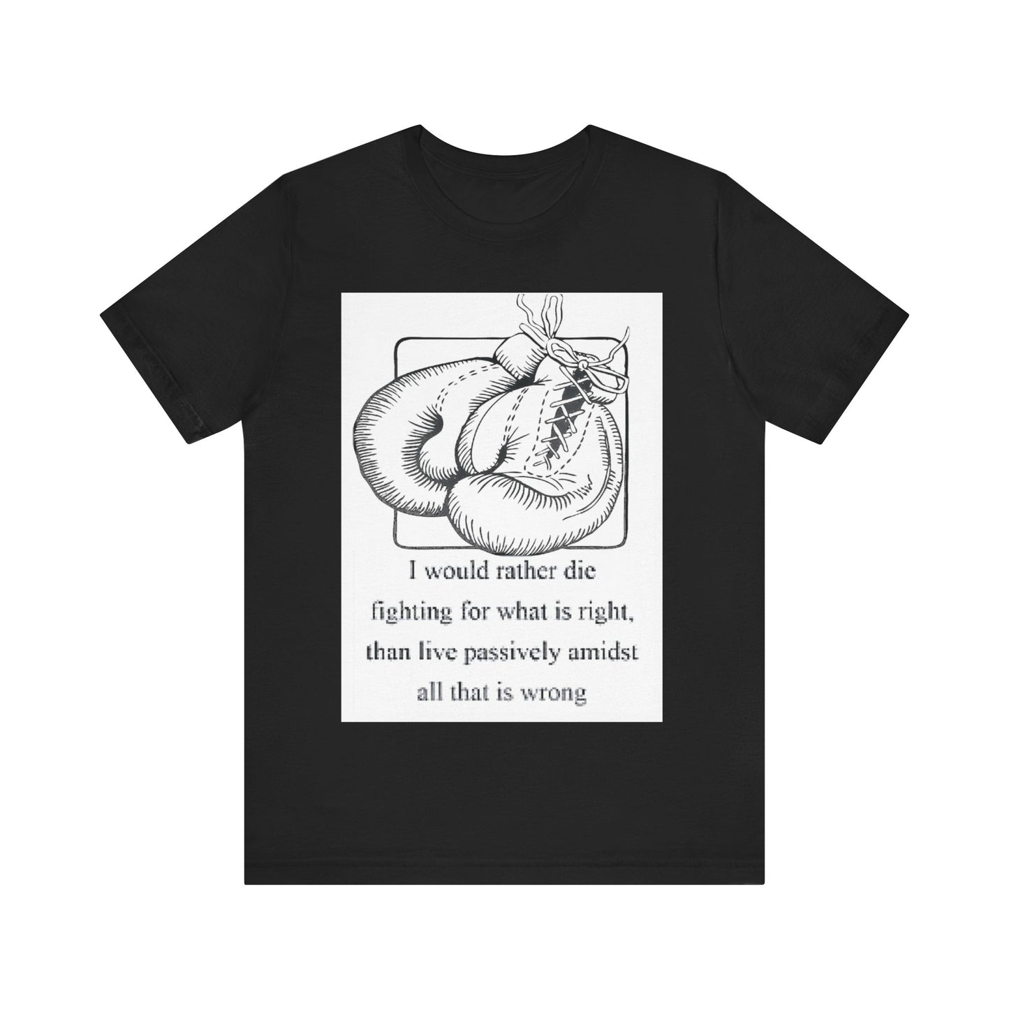 Boxing Quote Jersey Short Sleeve Tshirt