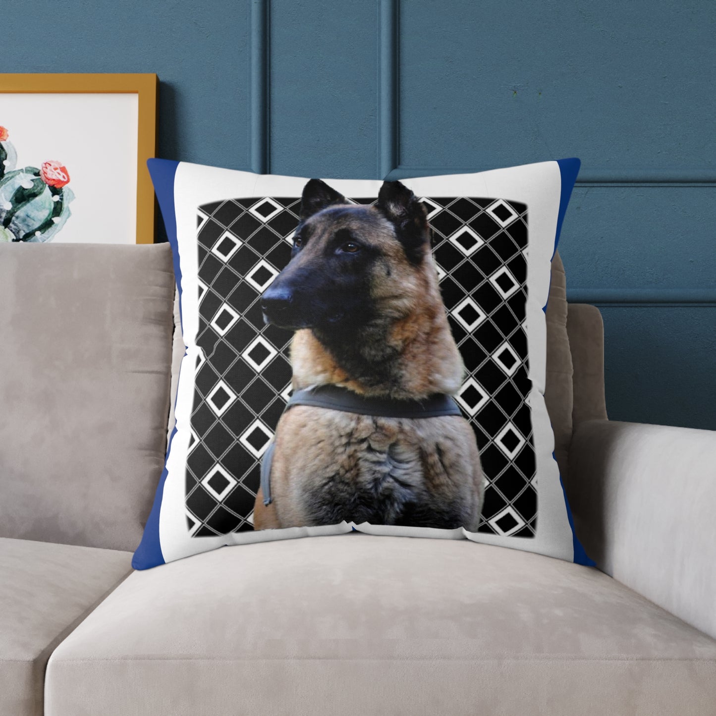 Square Poly Canvas Pillow