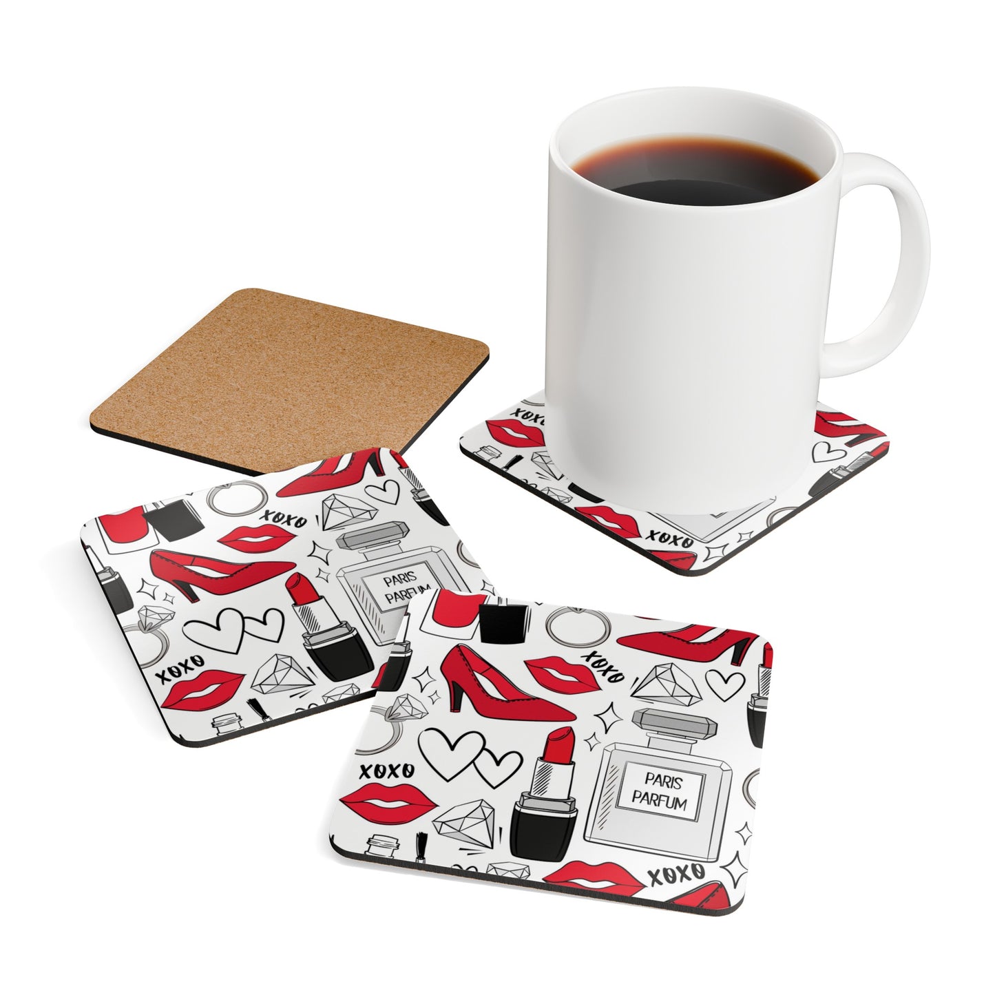 Accessories Corkwood Coaster Set