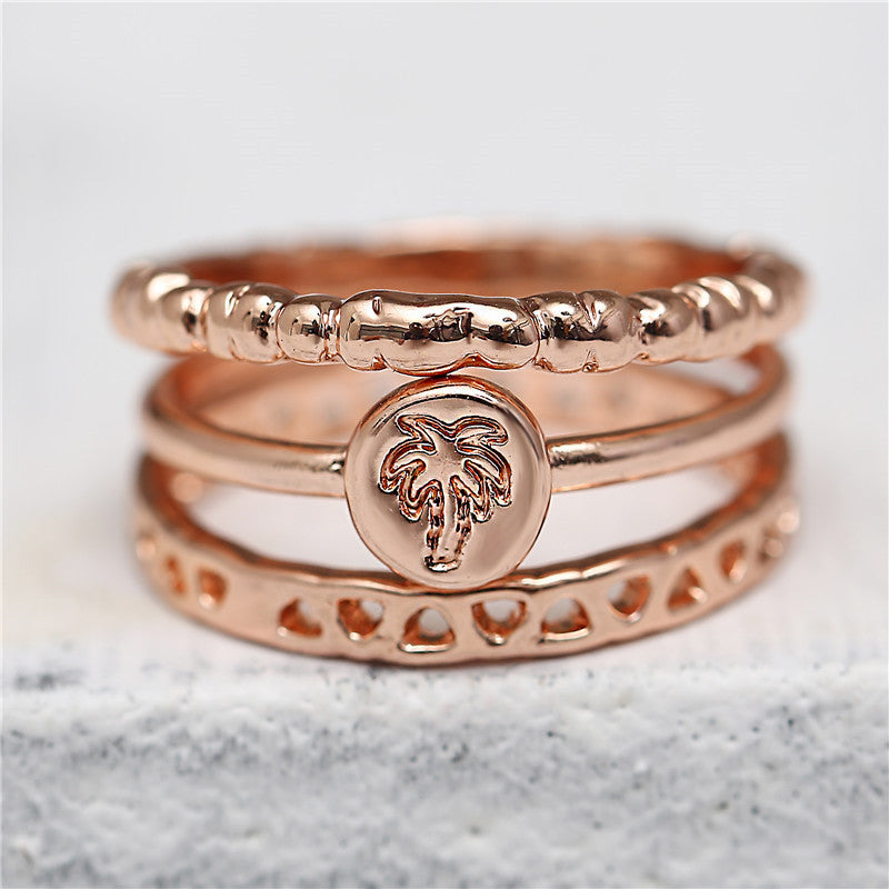 Women's three piece engagement ring