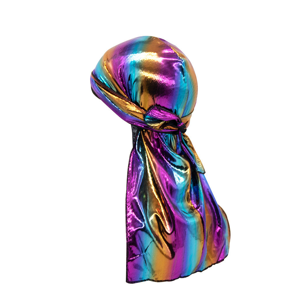 Printed long tail cap