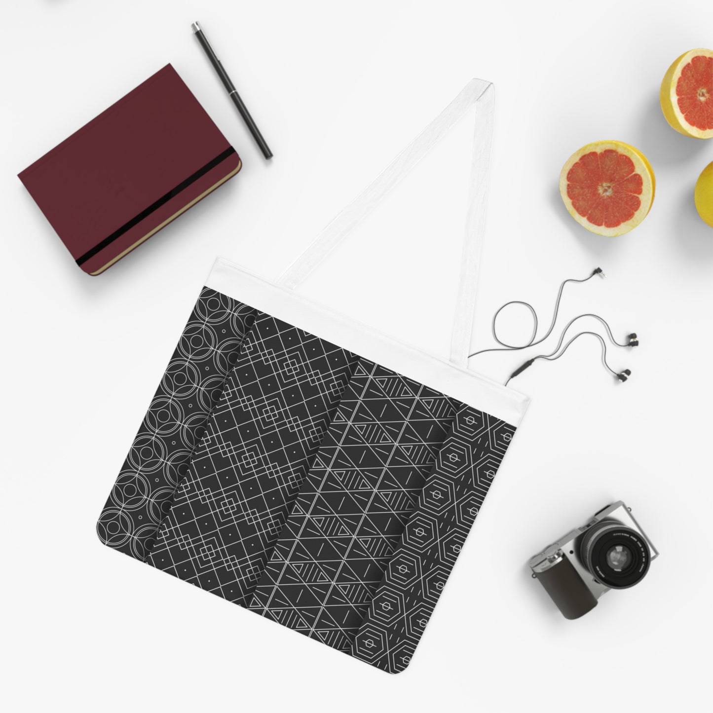 Pattern Shoulder Tote Bag (AOP)