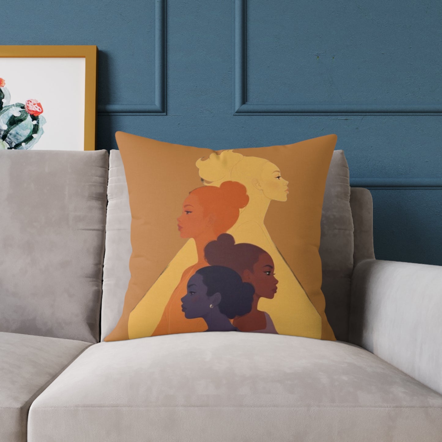 Angeline Poly Canvas Pillow