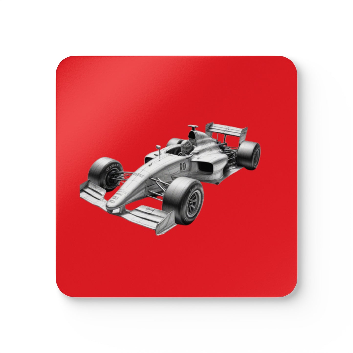 Racing Car Corkwood Coaster Set