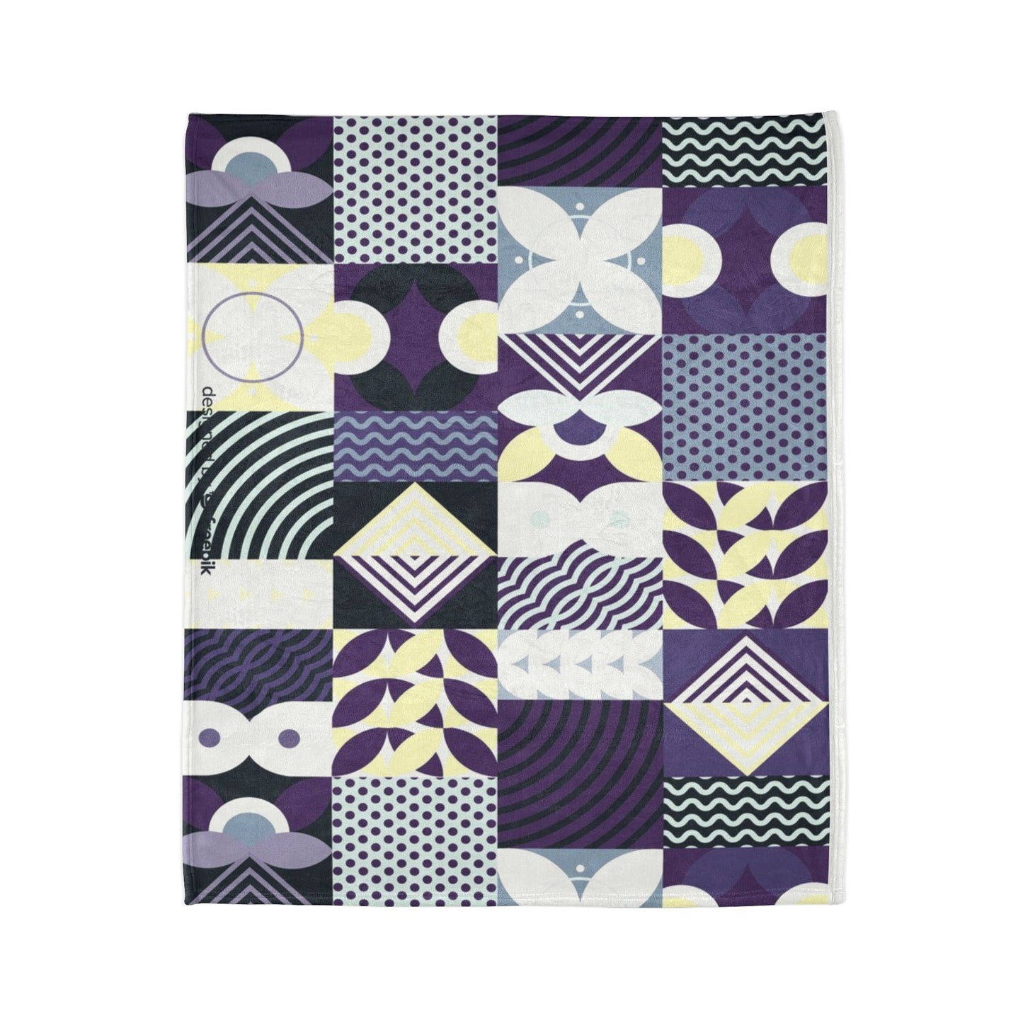 60s patterns Soft Polyester Blanket