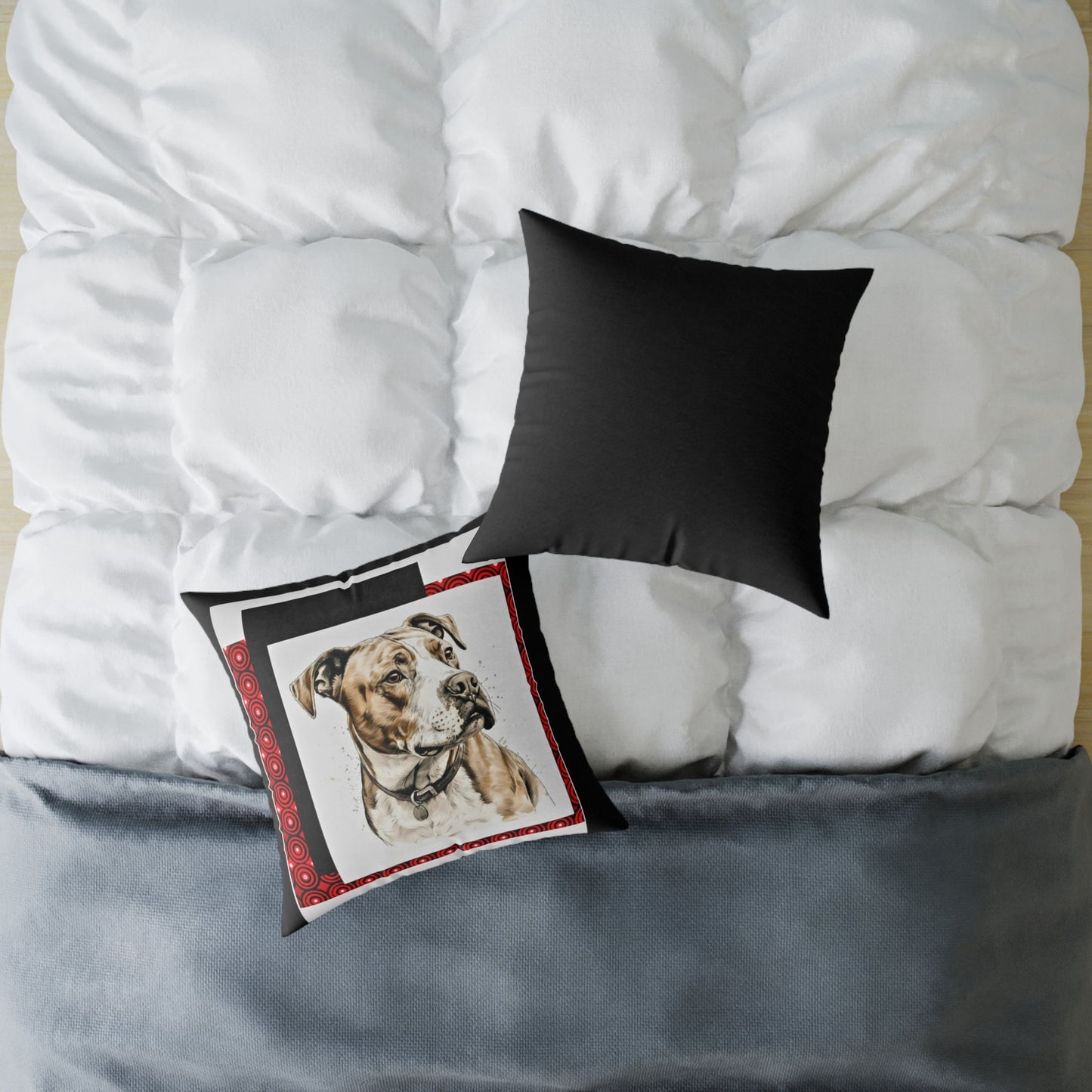 Square Poly Canvas Pillow