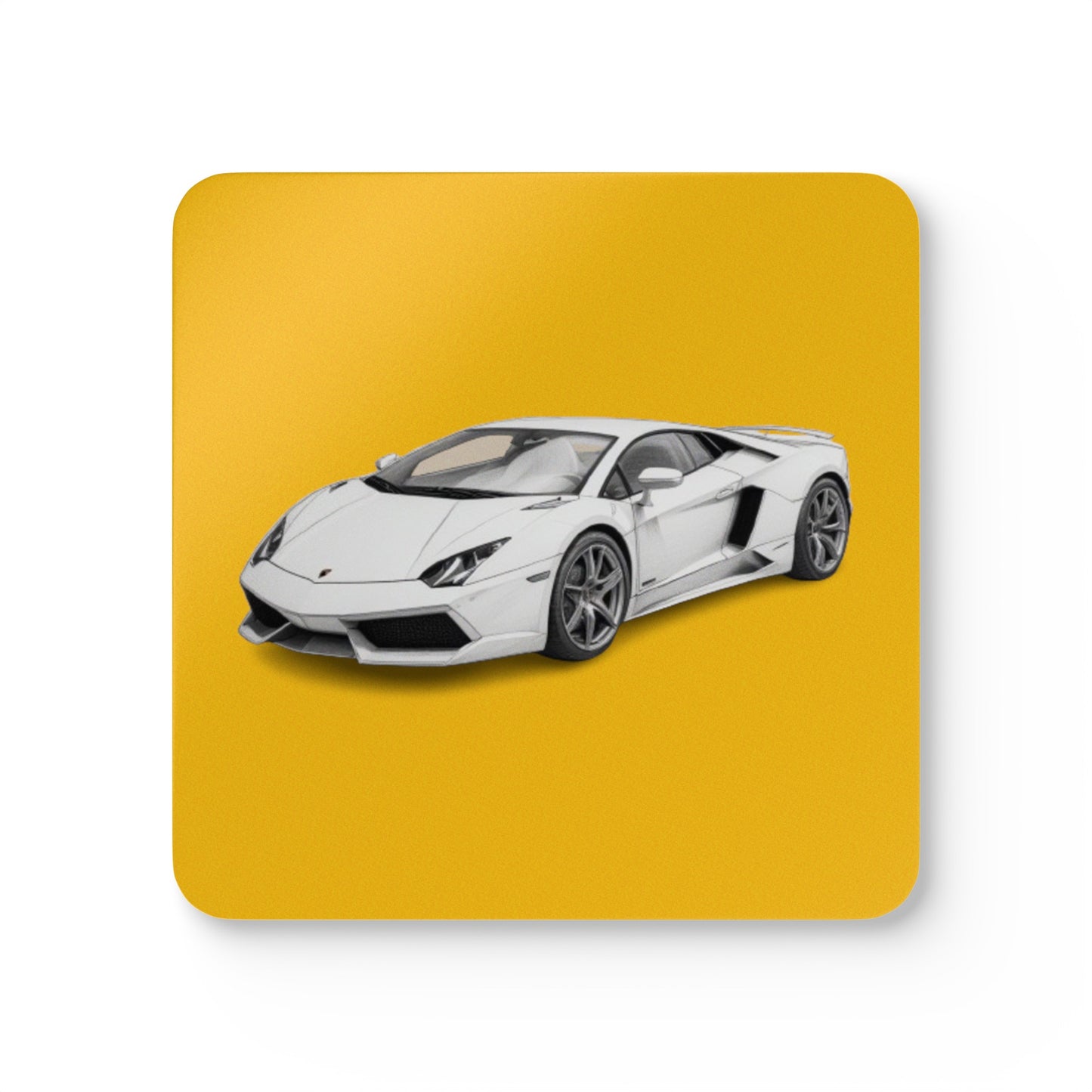 Lamborghini Corkwood Coaster Set