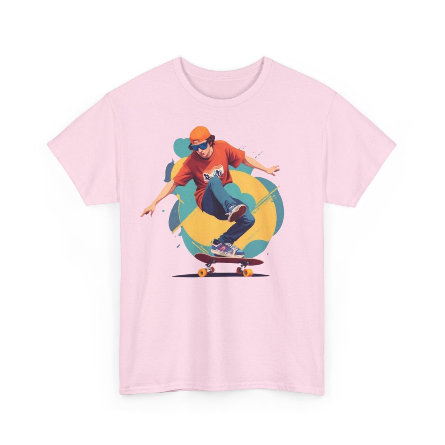 Skateboarder Unisex Heavy Cotton Tee