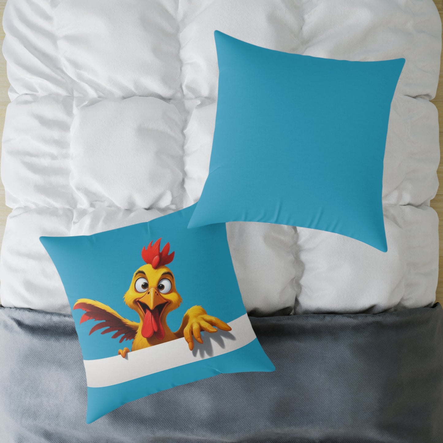 Squark Square Poly Canvas Pillow