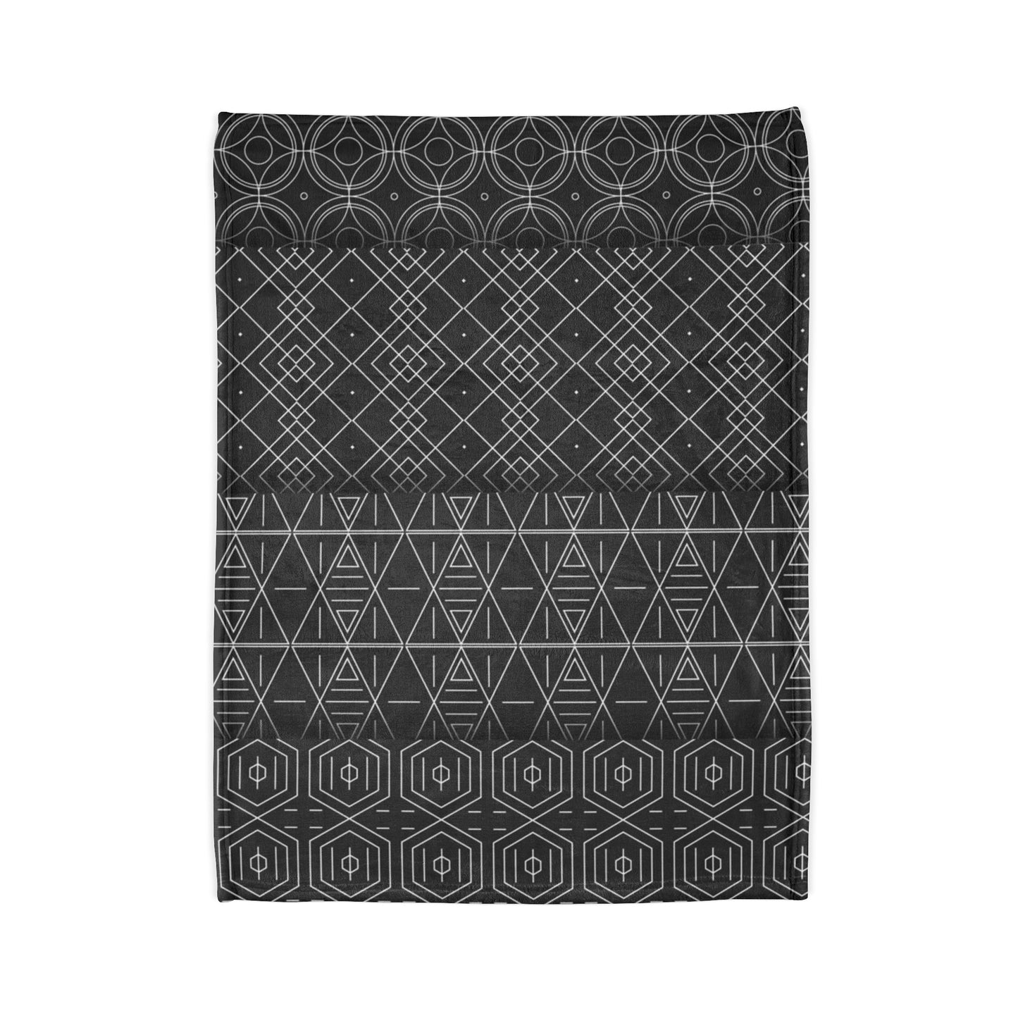 60s patterns Soft Polyester Blanket