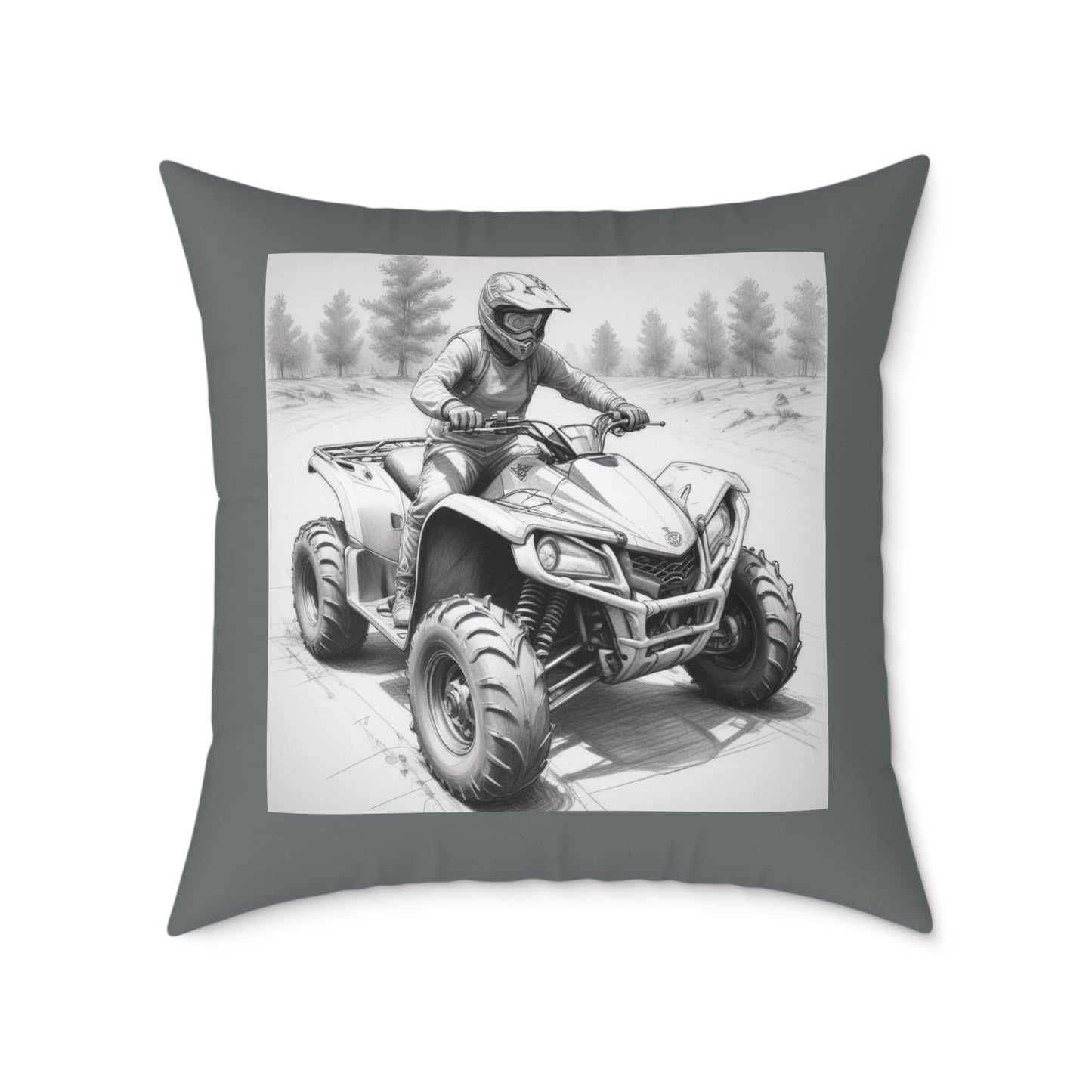 Quad Square Poly Canvas Pillow