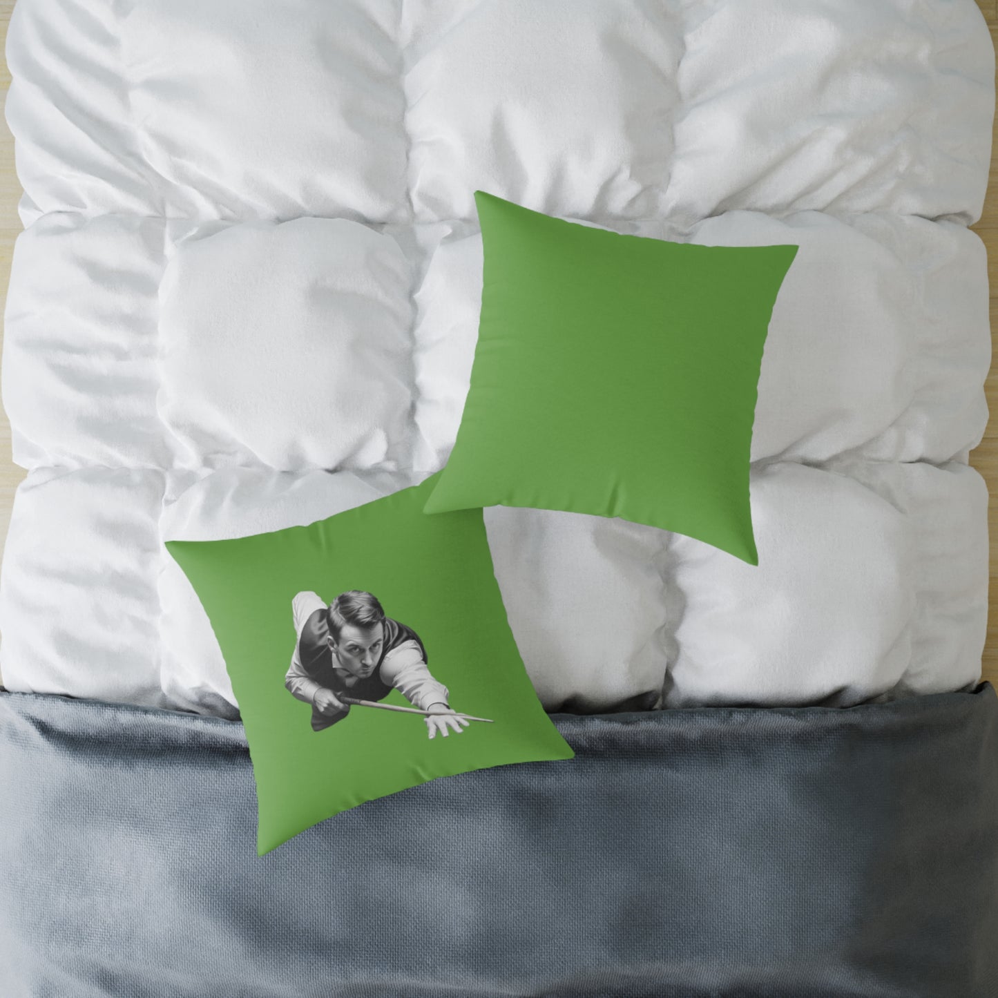 Snooker Square Poly Canvas Pillow