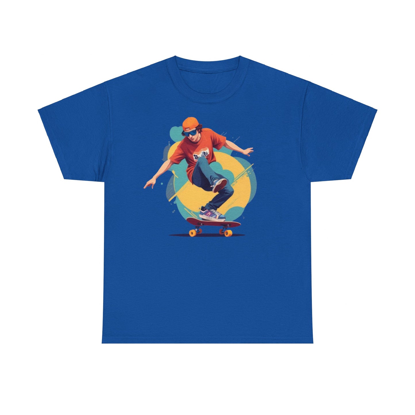 Skateboarder Unisex Heavy Cotton Tee