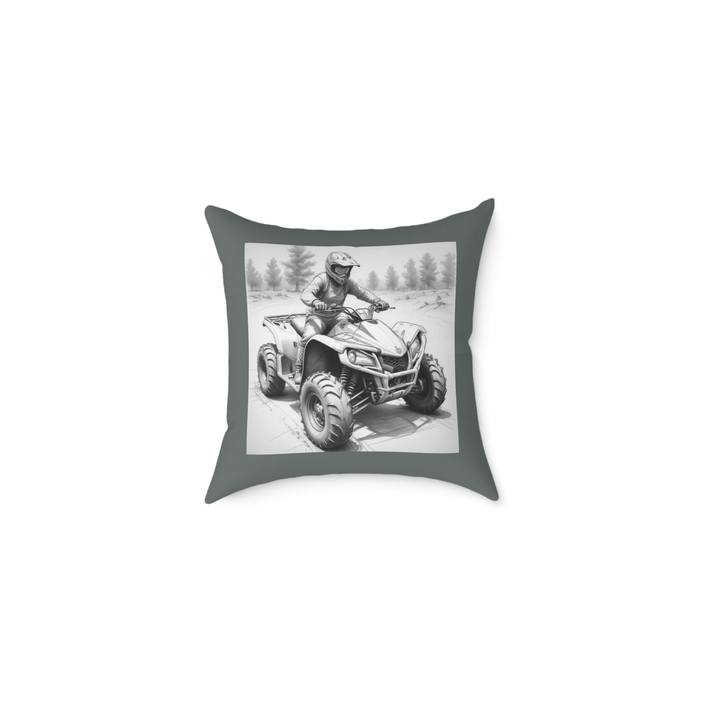 Quad Square Poly Canvas Pillow