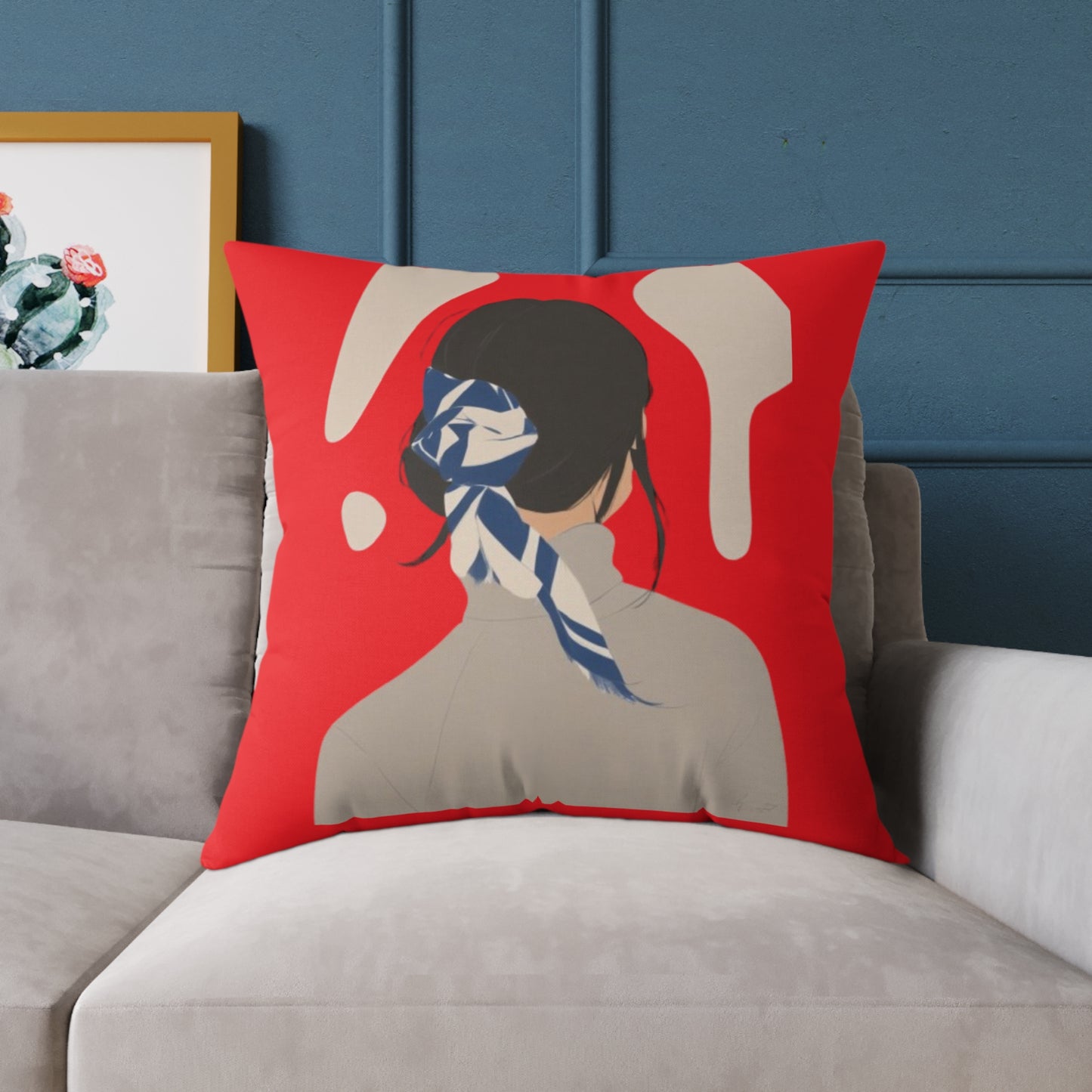 Angeline Poly Canvas Pillow