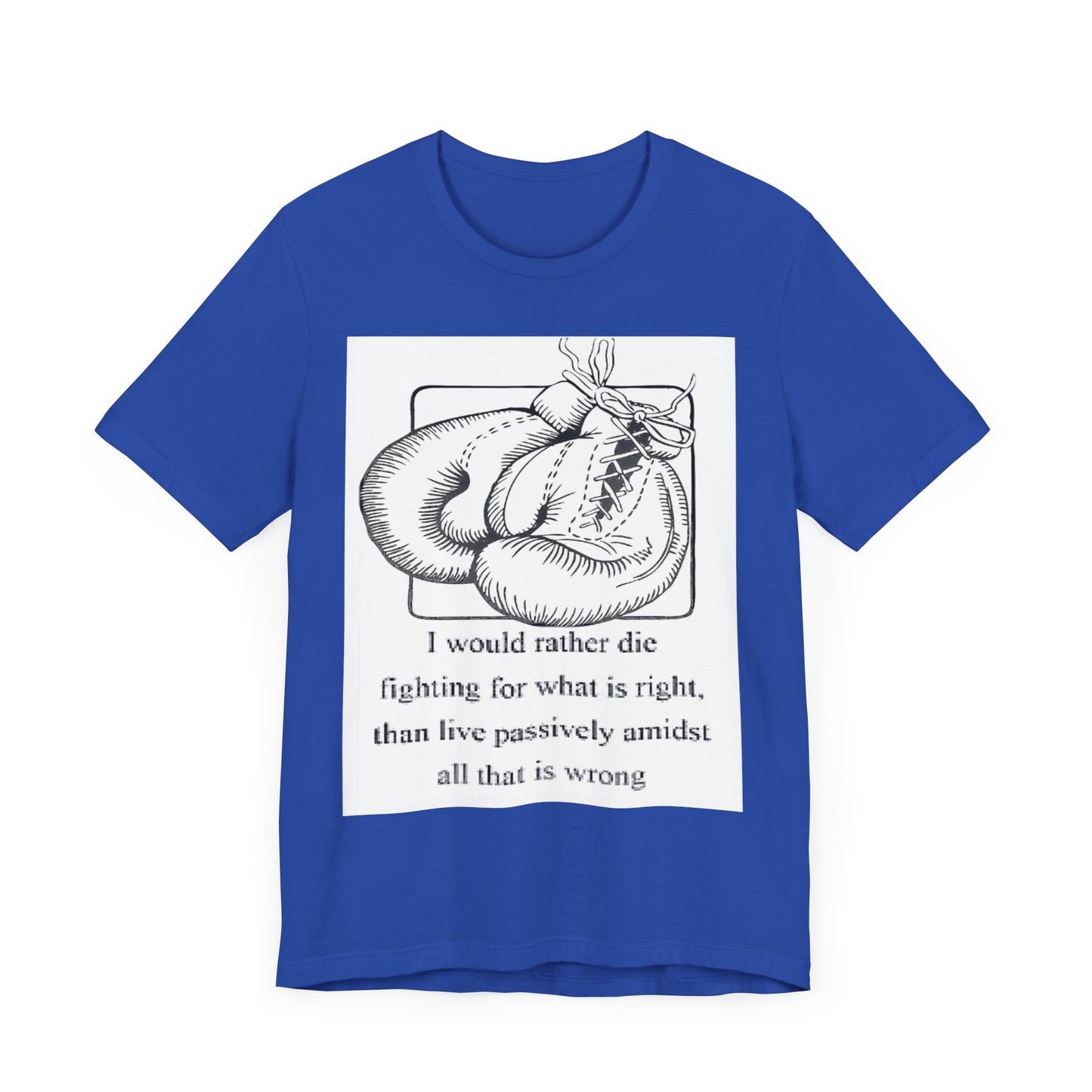 Boxing Quote Jersey Short Sleeve Tshirt