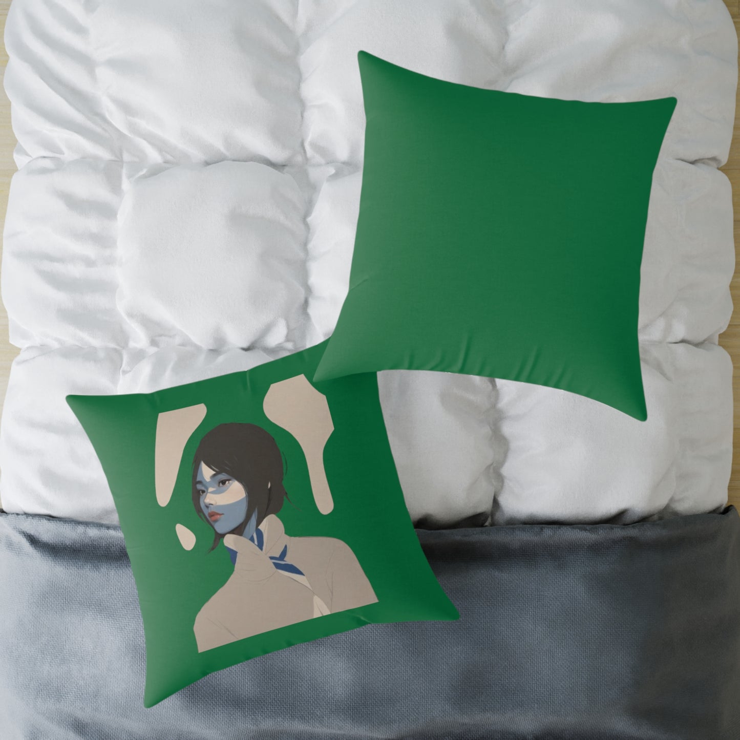 Angeline Poly Canvas Pillow