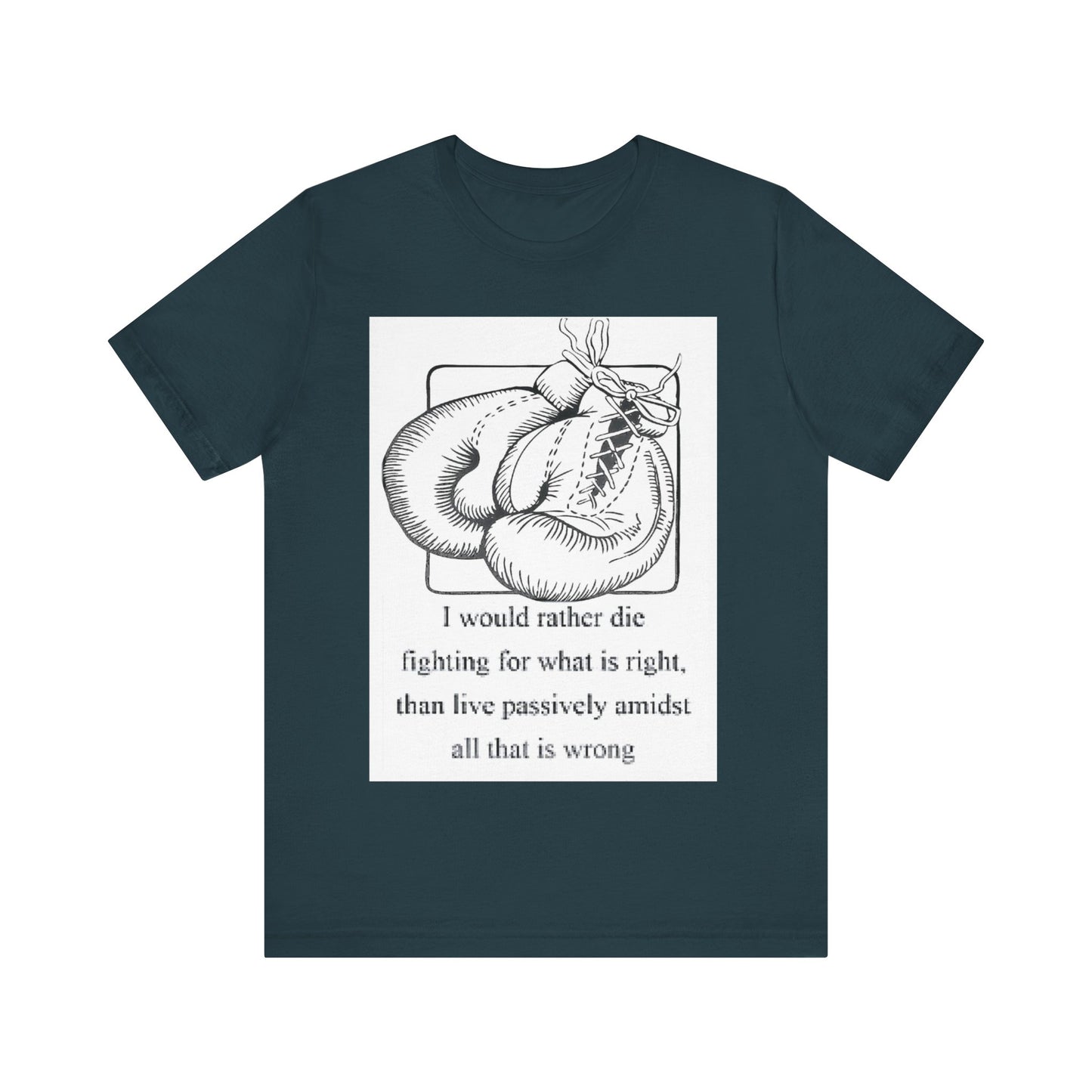 Boxing Quote Jersey Short Sleeve Tshirt