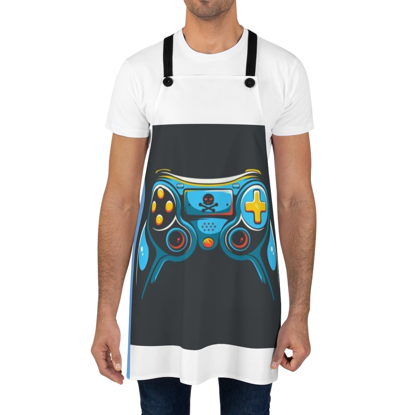 Games Console printed Picture Apron (AOP)
