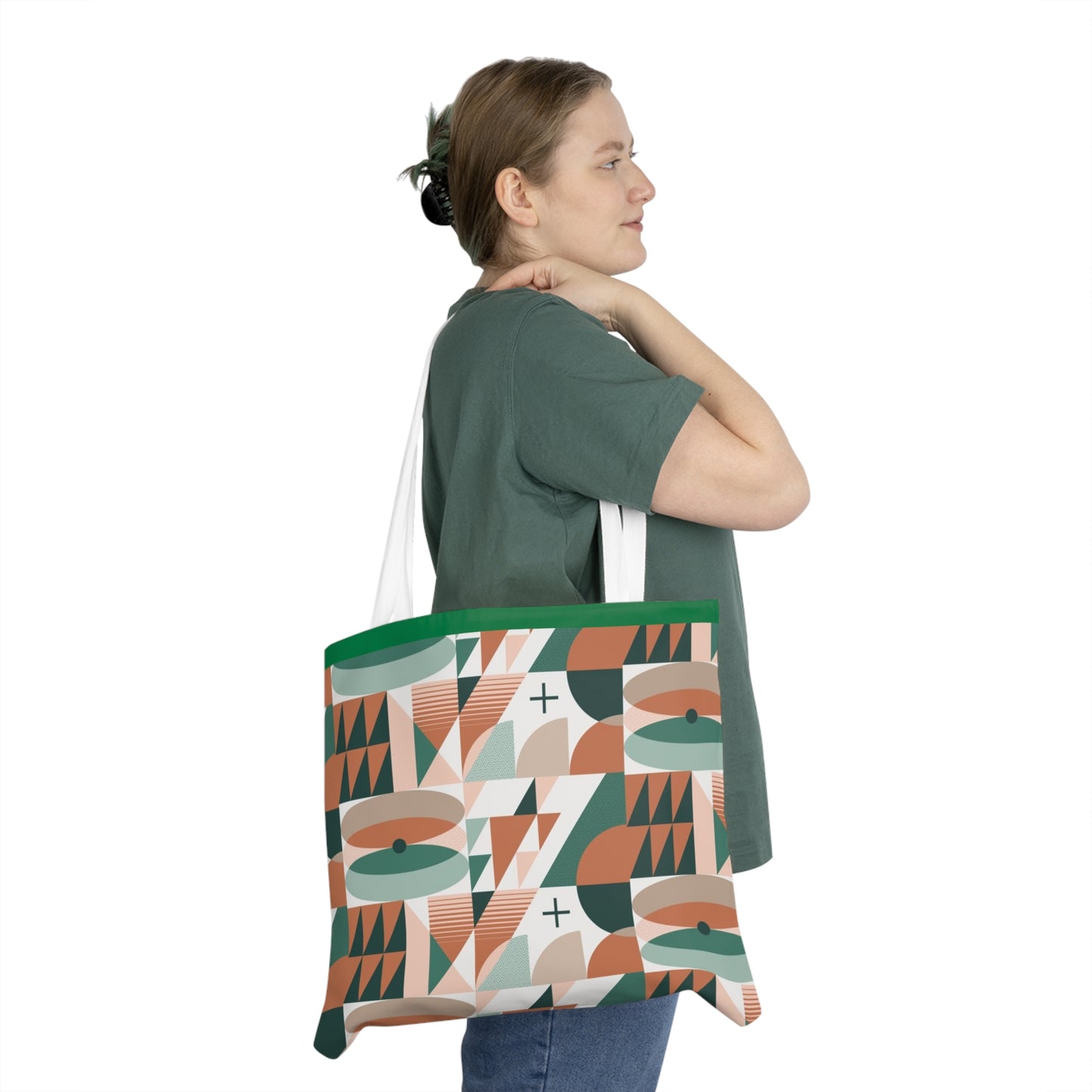Pattern Shoulder Tote Bag (AOP)