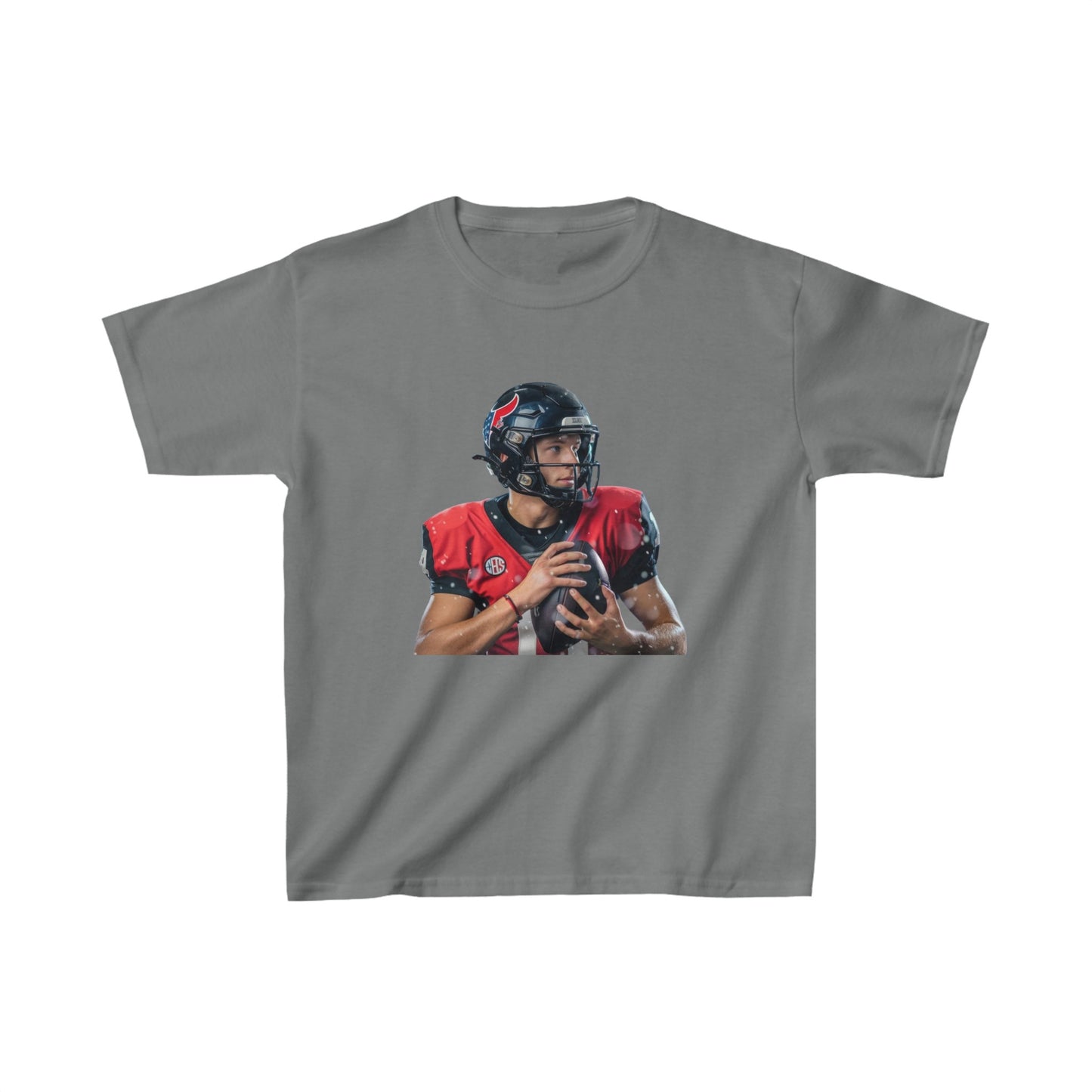 American Football soccer player team football season Kids Tee boys top kids unisex top half player summer unisex clothing team spirit