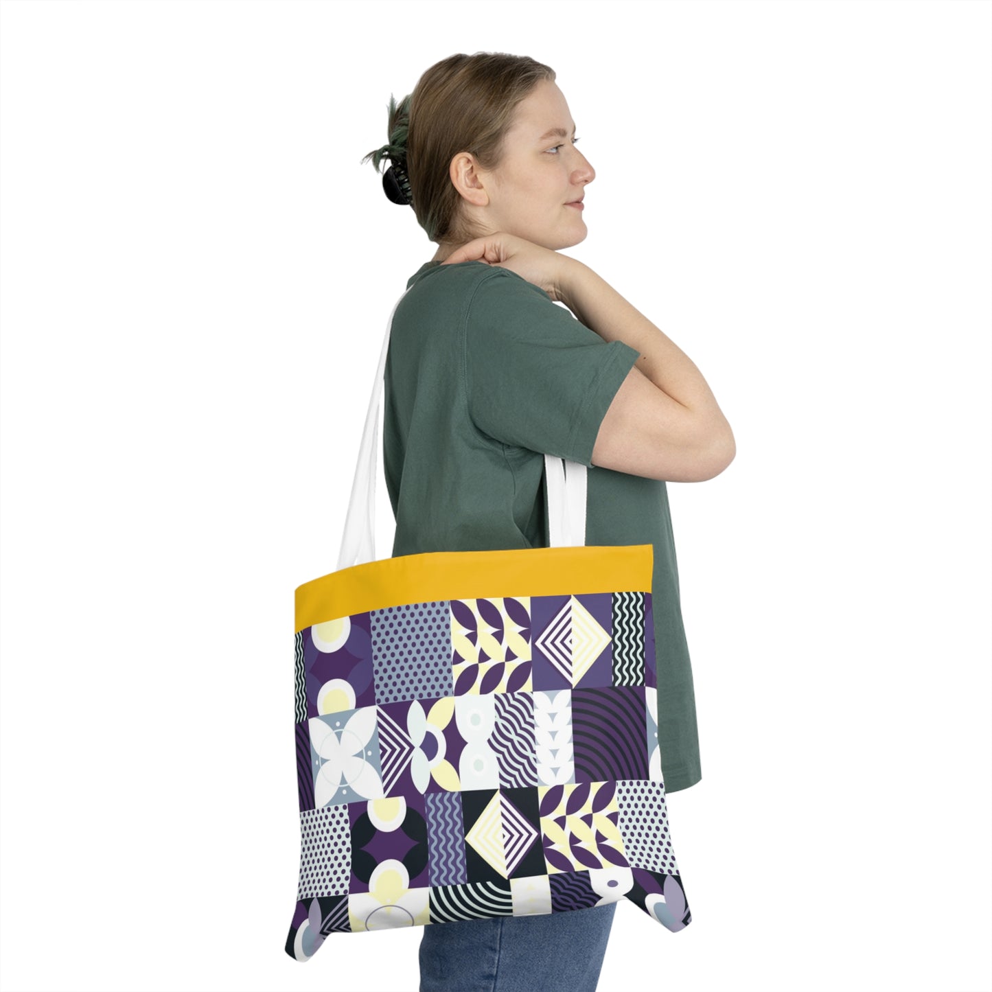 Pattern Shoulder Tote Bag (AOP)