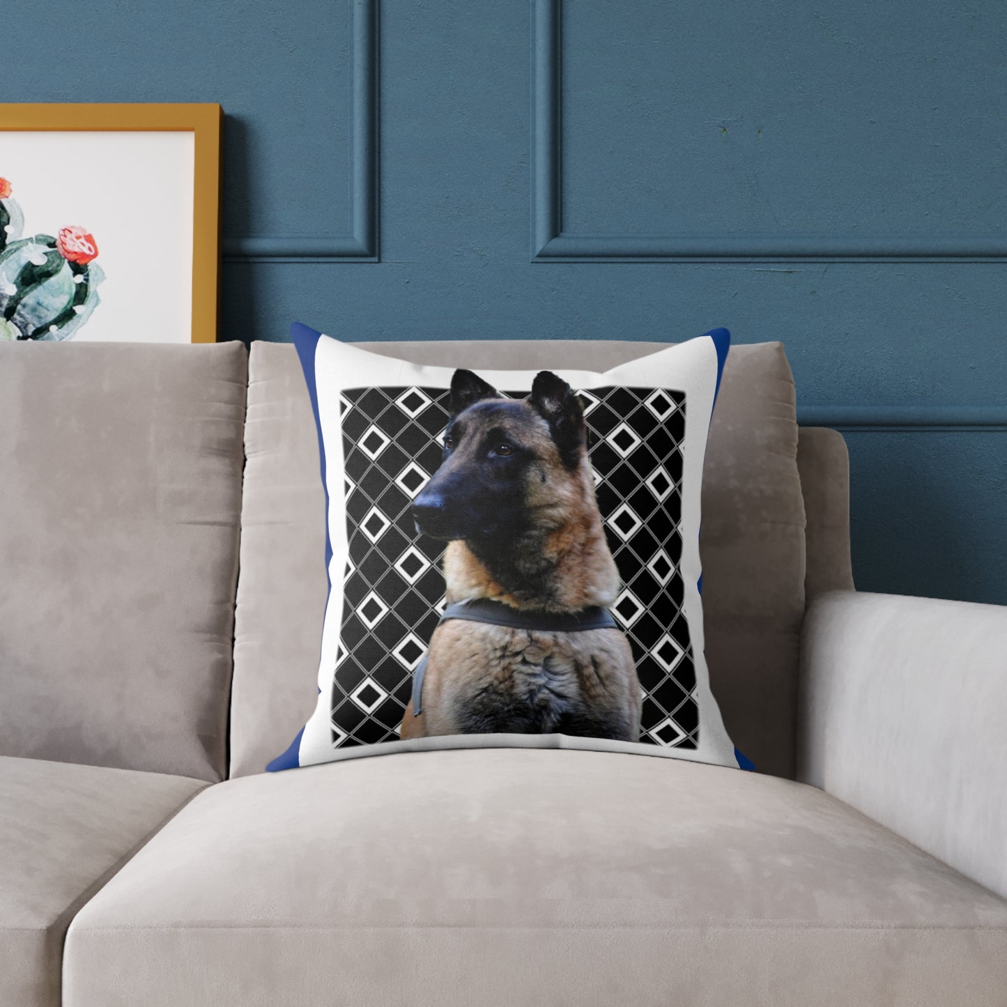 Square Poly Canvas Pillow