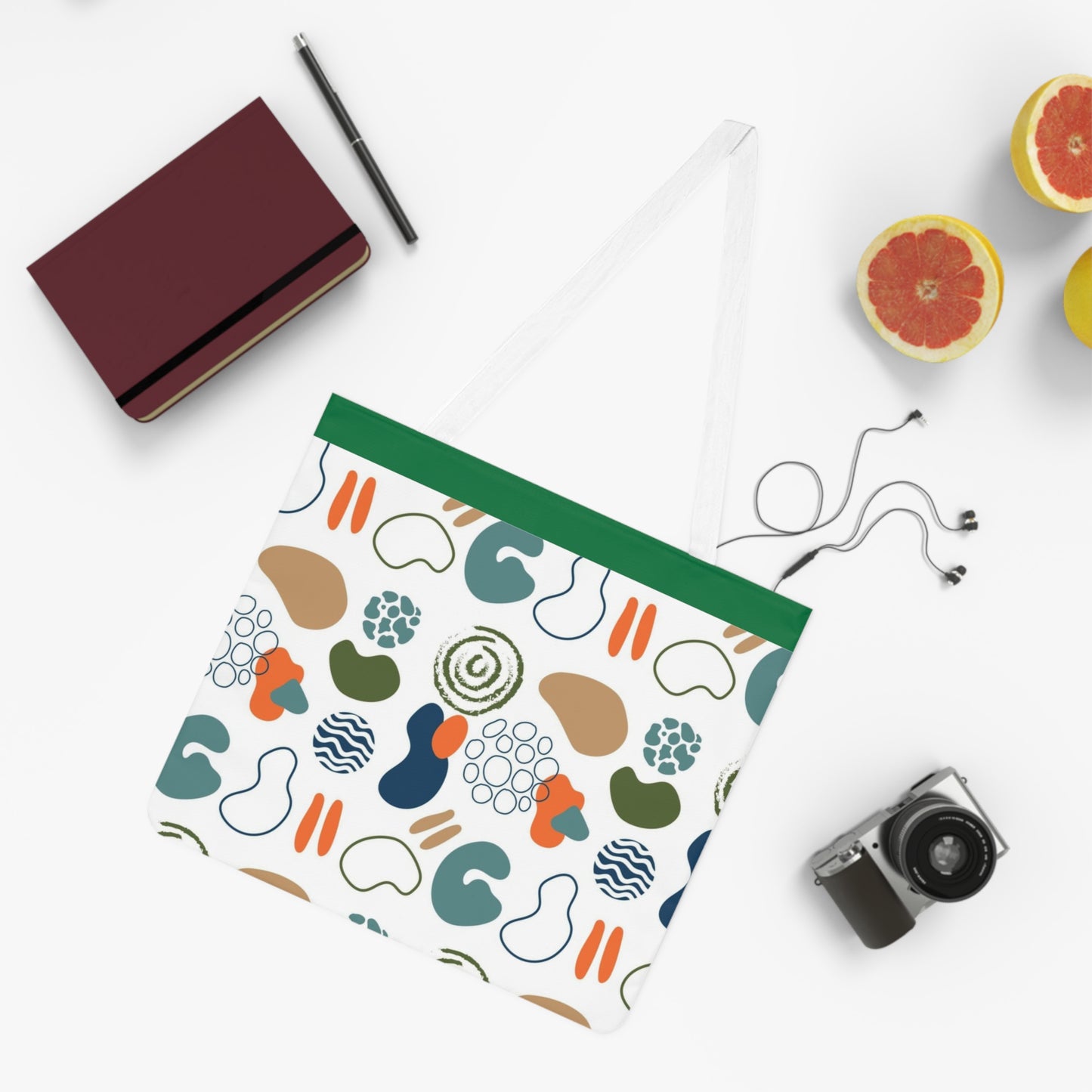 Pattern Shoulder Tote Bag (AOP)