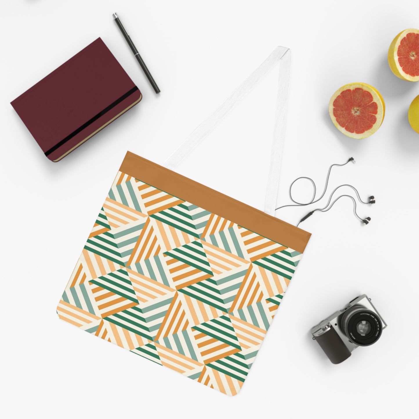 Pattern Shoulder Tote Bag (AOP)