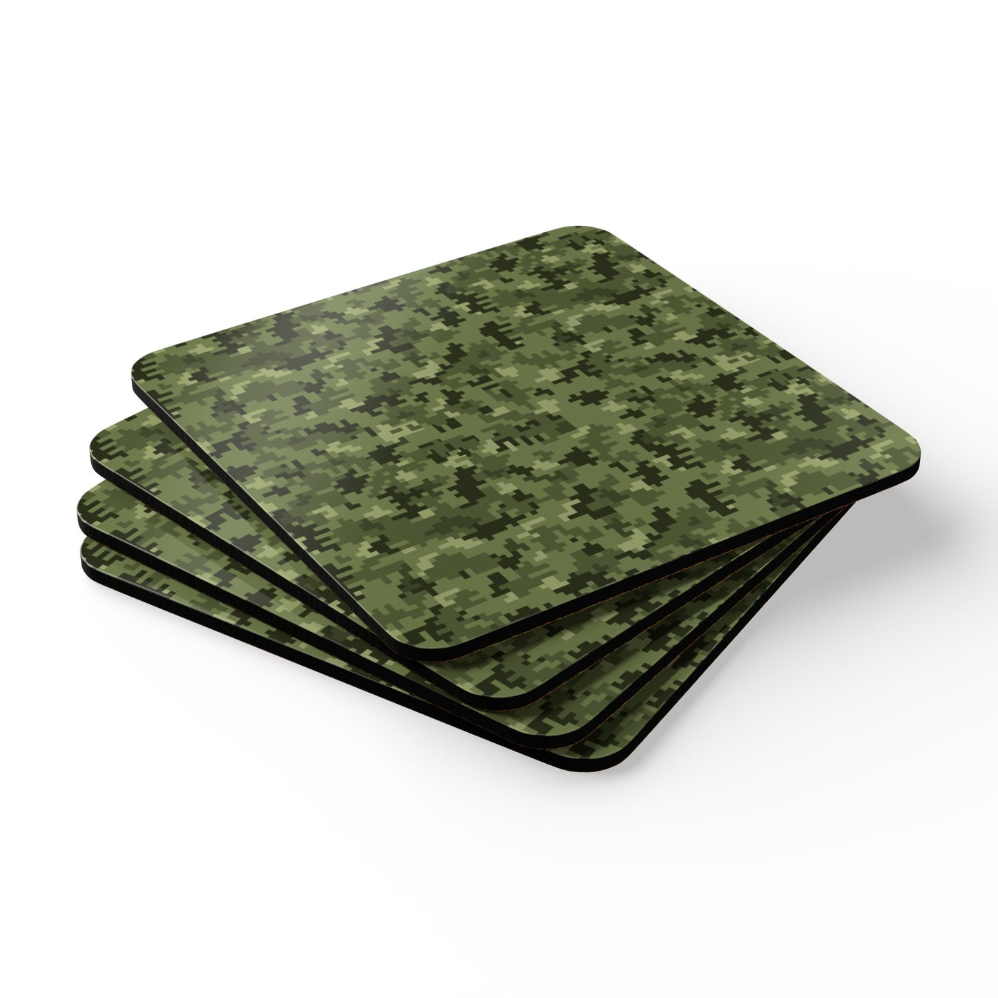 Army Corkwood Coaster Set