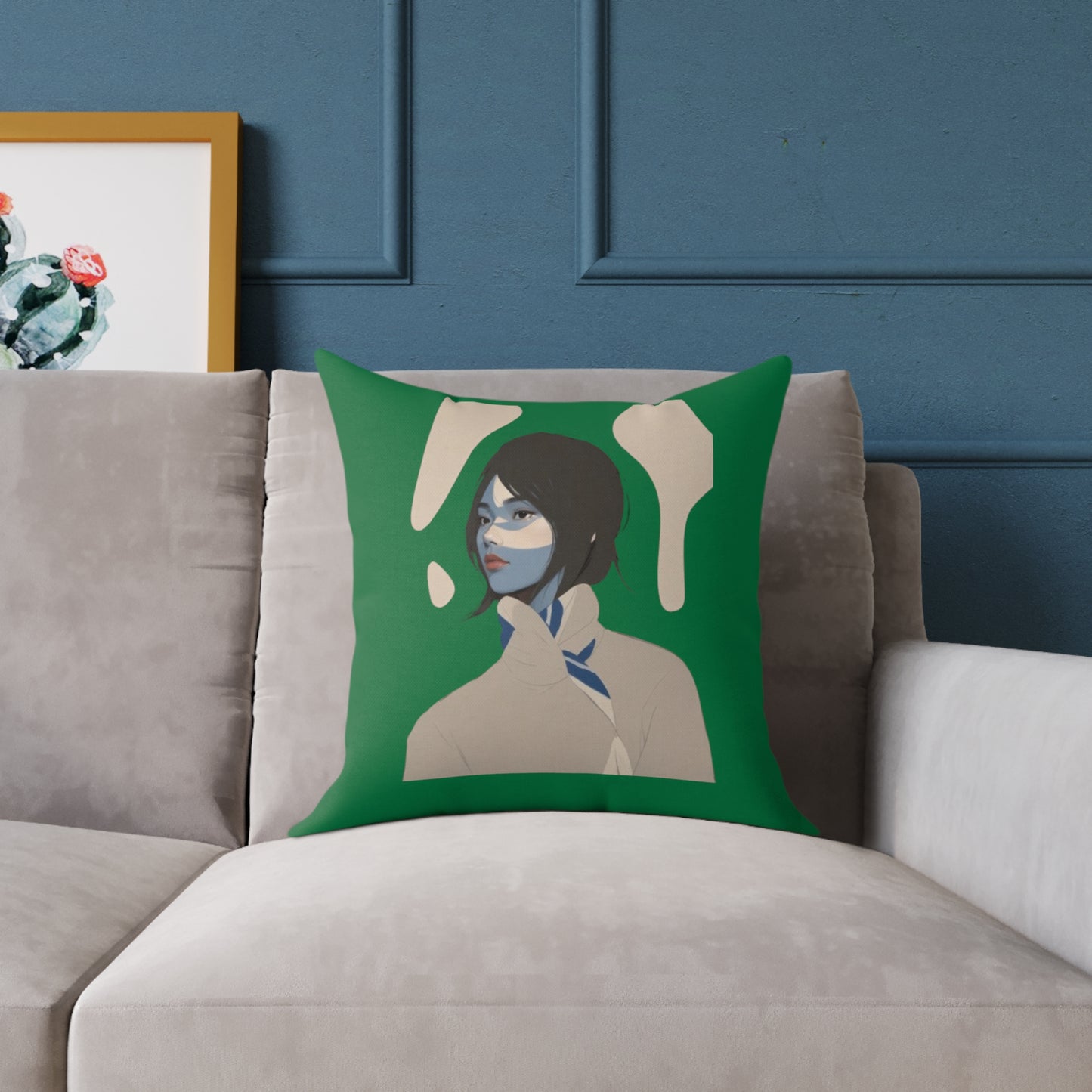 Angeline Poly Canvas Pillow