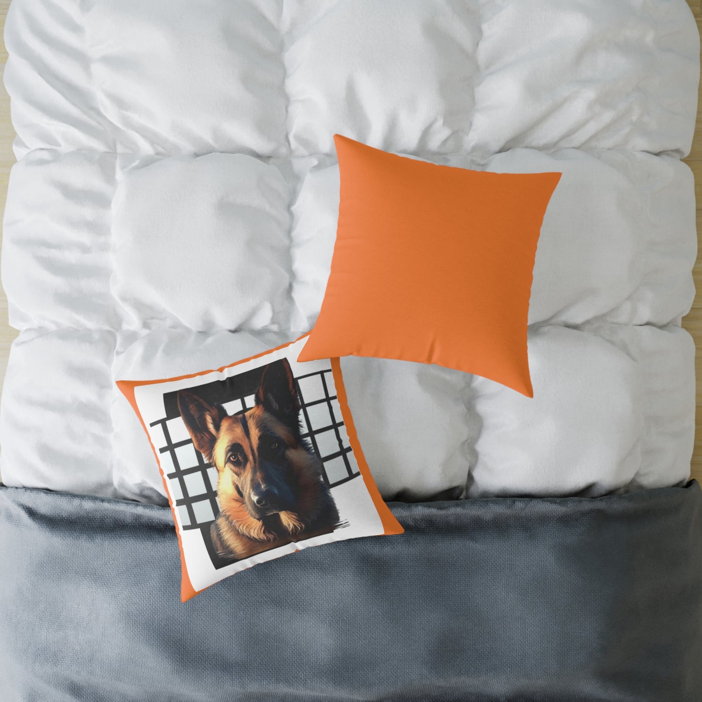 Square Poly Canvas Pillow