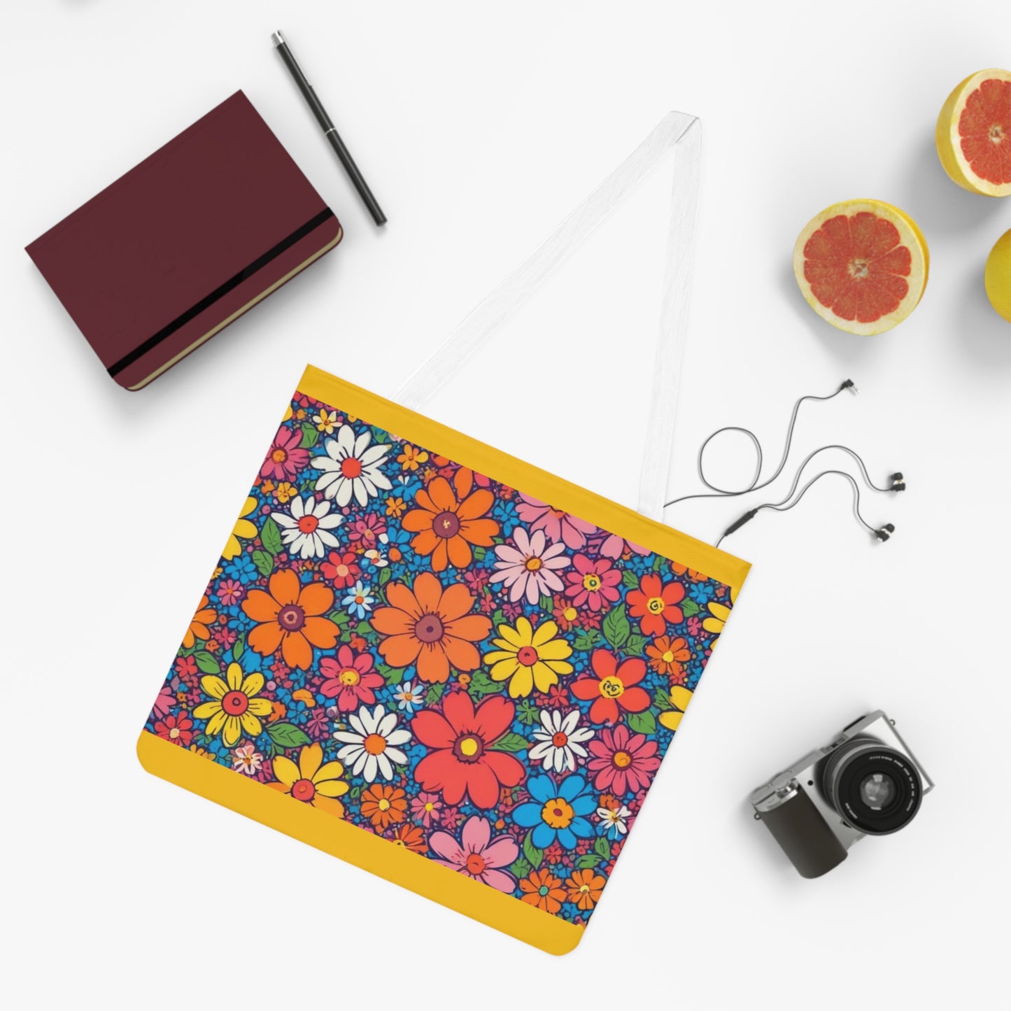 Hippie Pattern Shoulder Tote Bag (AOP)