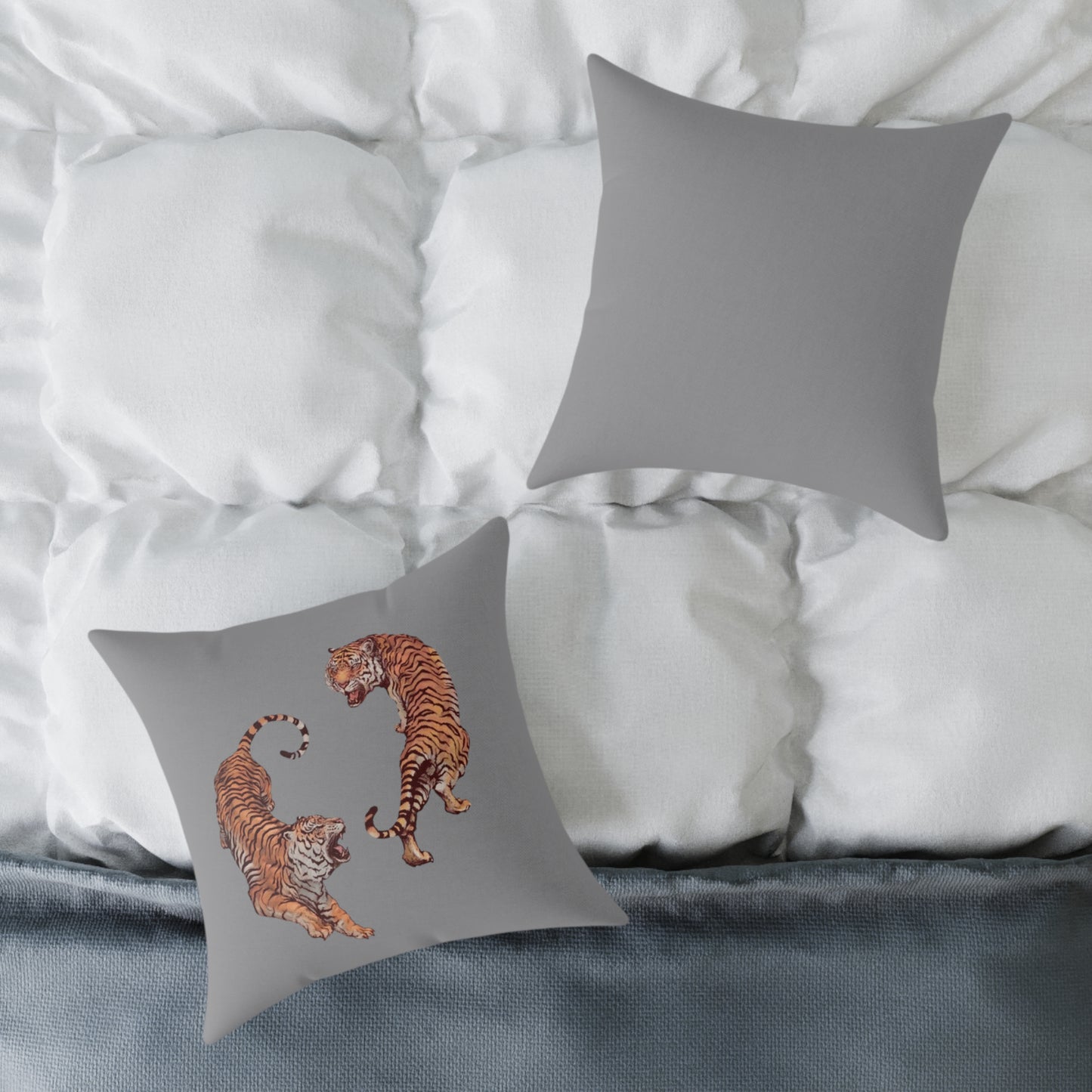 TigerPoly Canvas Pillow