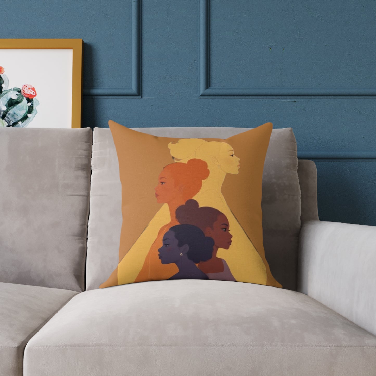 Angeline Poly Canvas Pillow