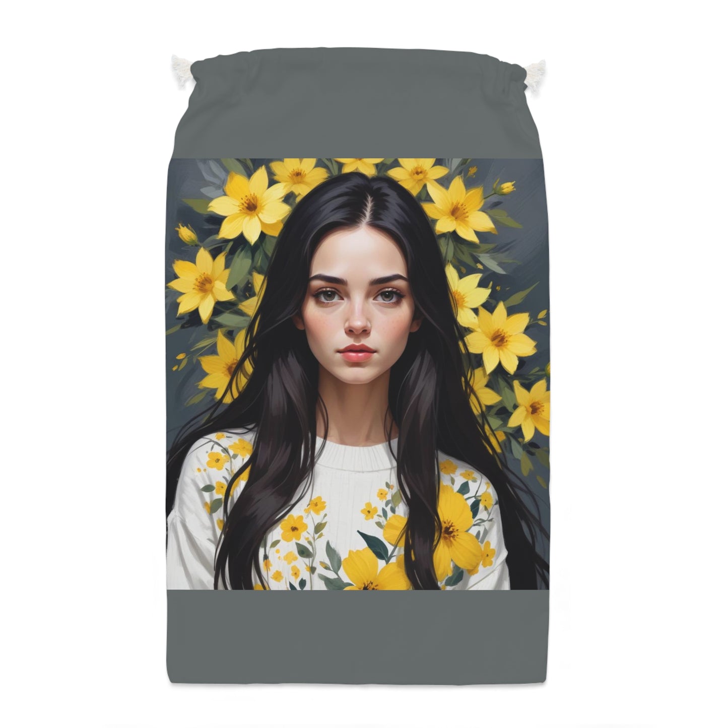 Yellow Flower Girl Style Sack