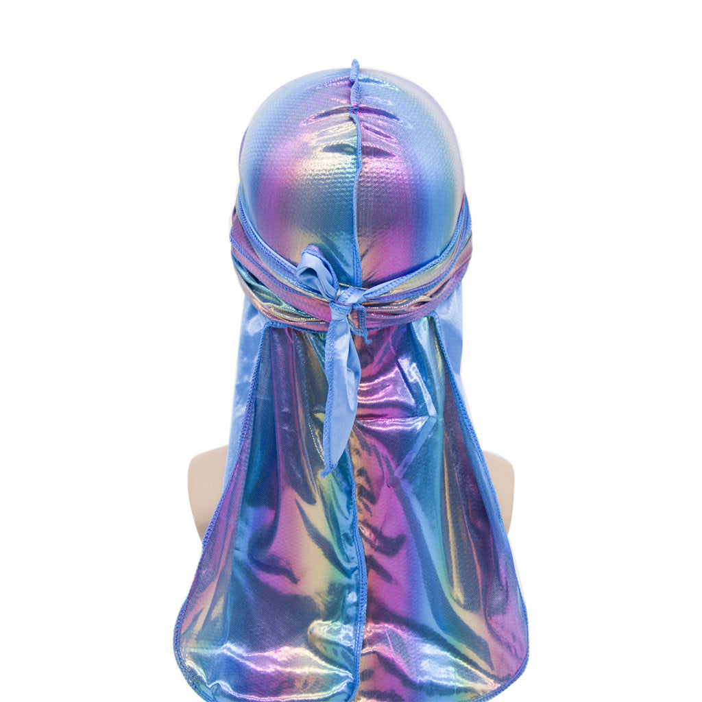Printed long tail cap