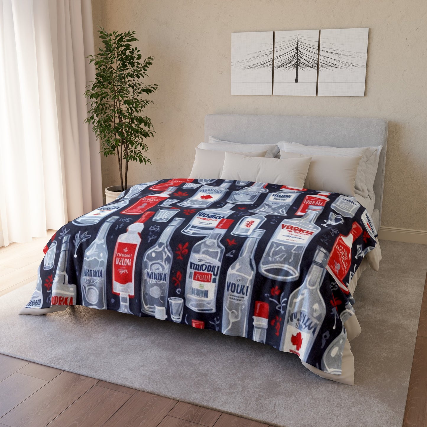 Vodka Soft Polyester Blanket
