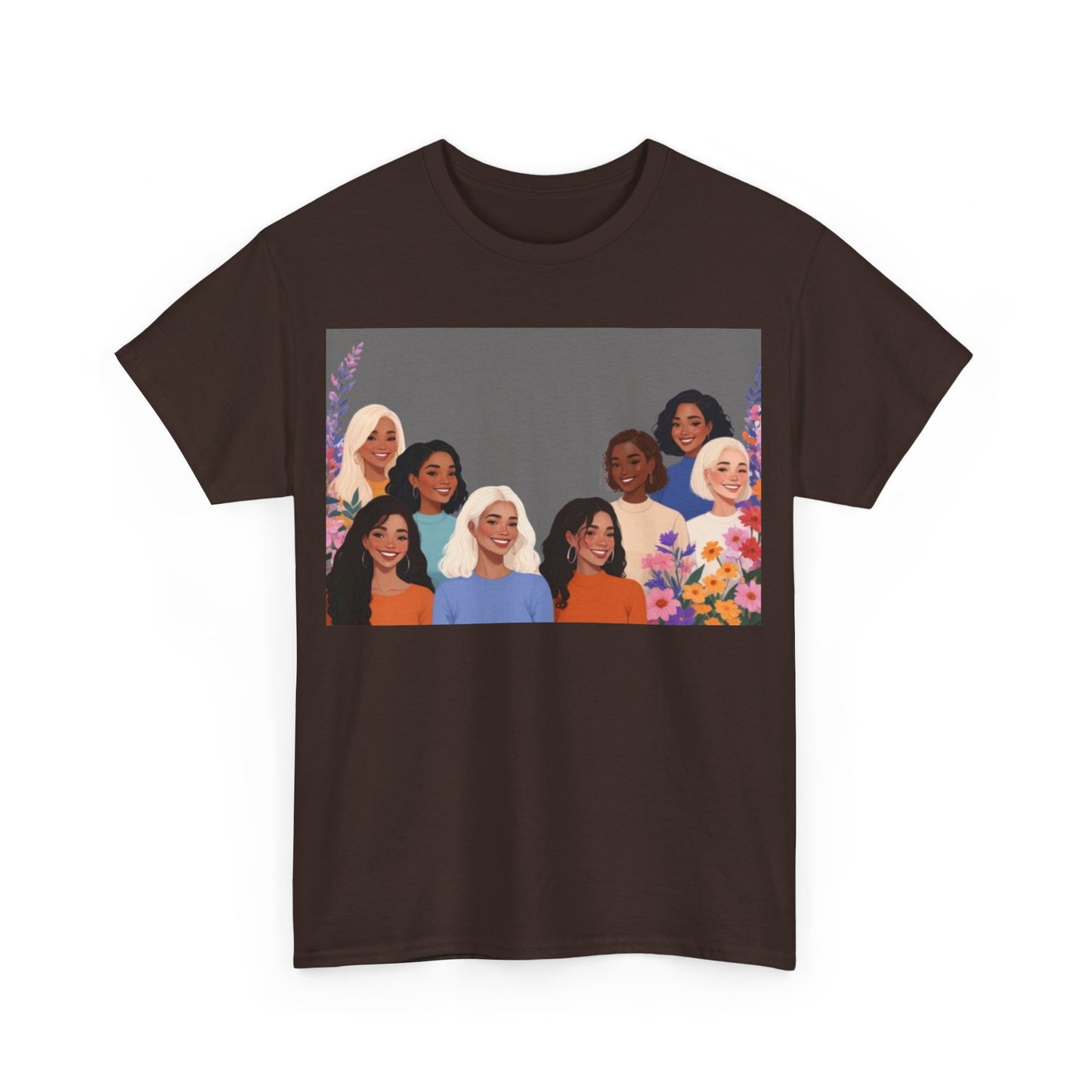 Among The Flowers Unisex Heavy Cotton Tee