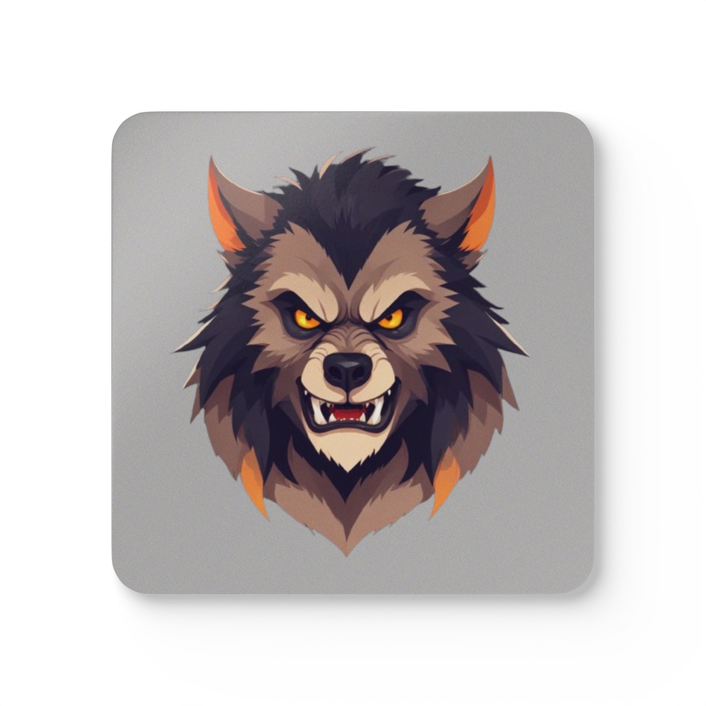 Werewolf Corkwood Coaster Set