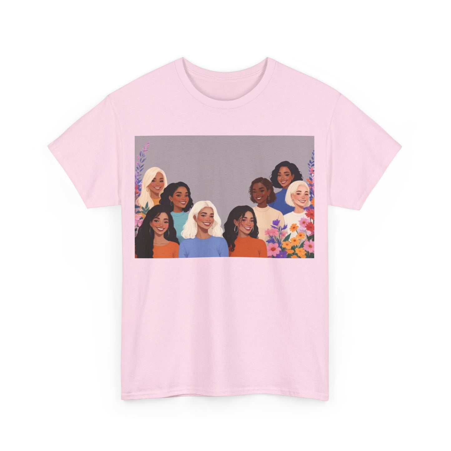 Among The Flowers Unisex Heavy Cotton Tee