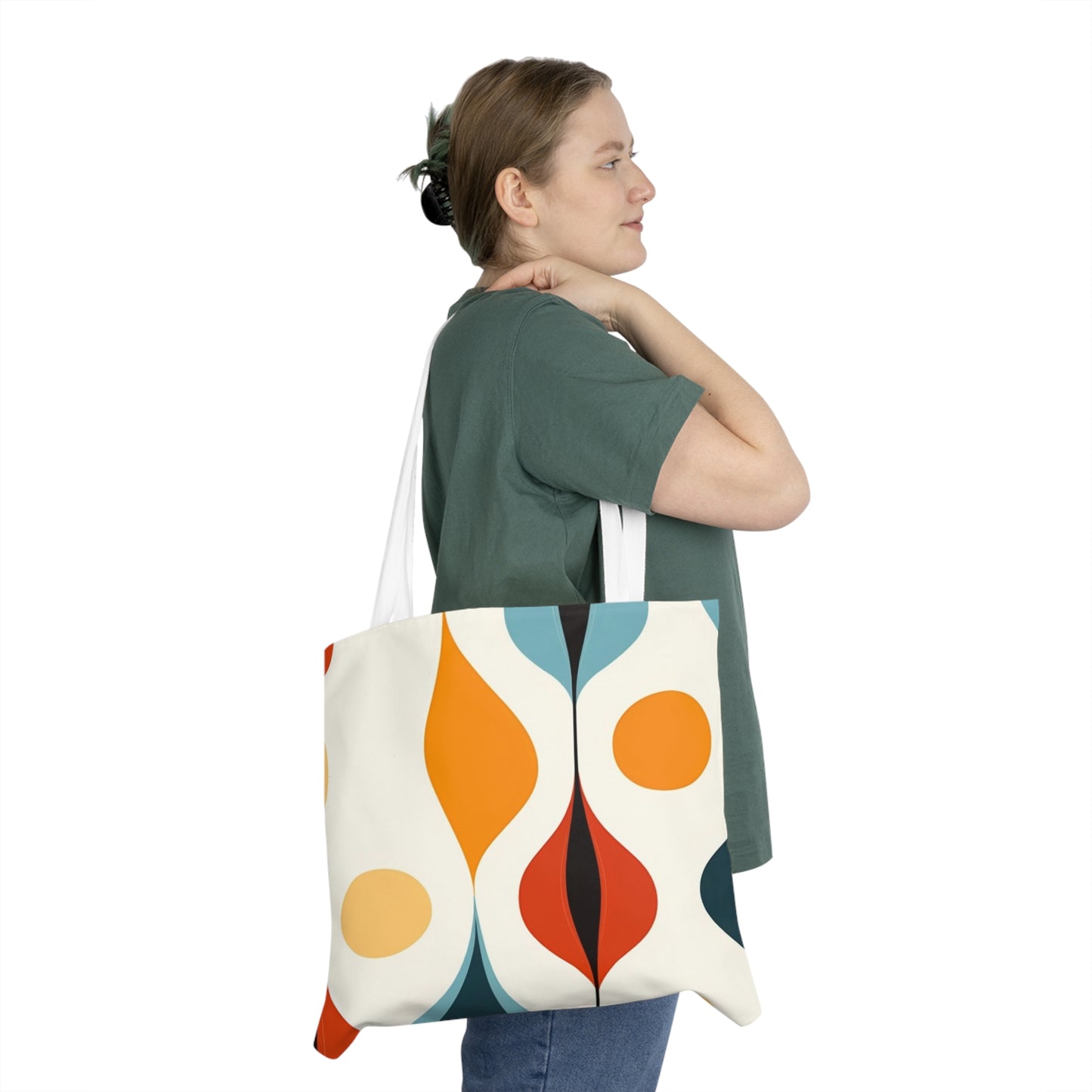 Pattern Shoulder Tote Bag (AOP)