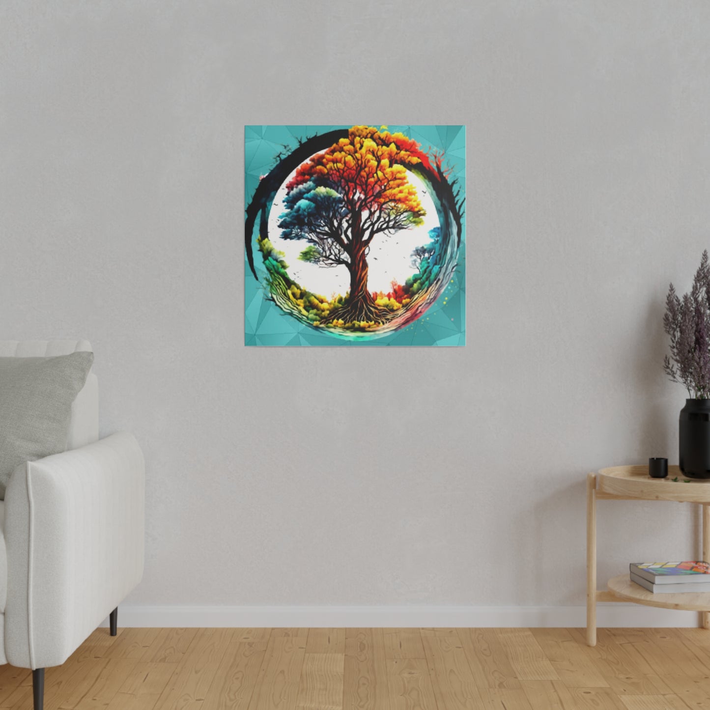 Tree of Life art canvas tree of knowledge art print gift wall