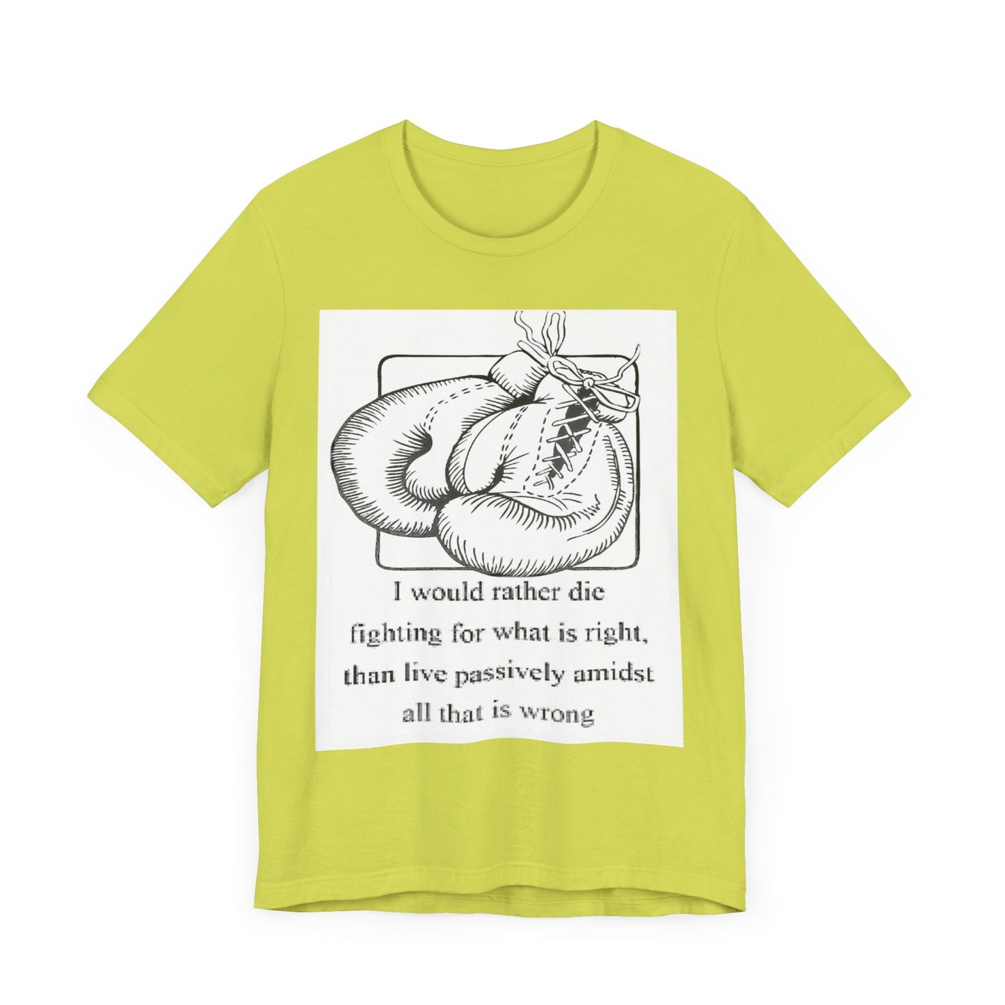 Boxing Quote Jersey Short Sleeve Tshirt