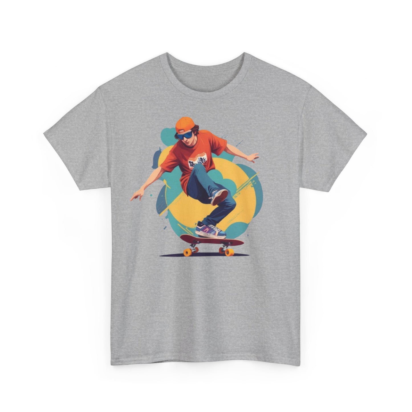 Skateboarder Unisex Heavy Cotton Tee