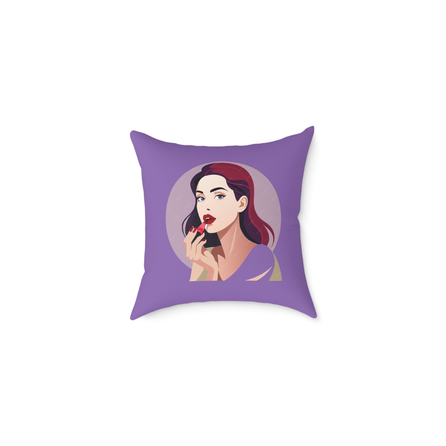She Devil Square Poly Canvas Pillow